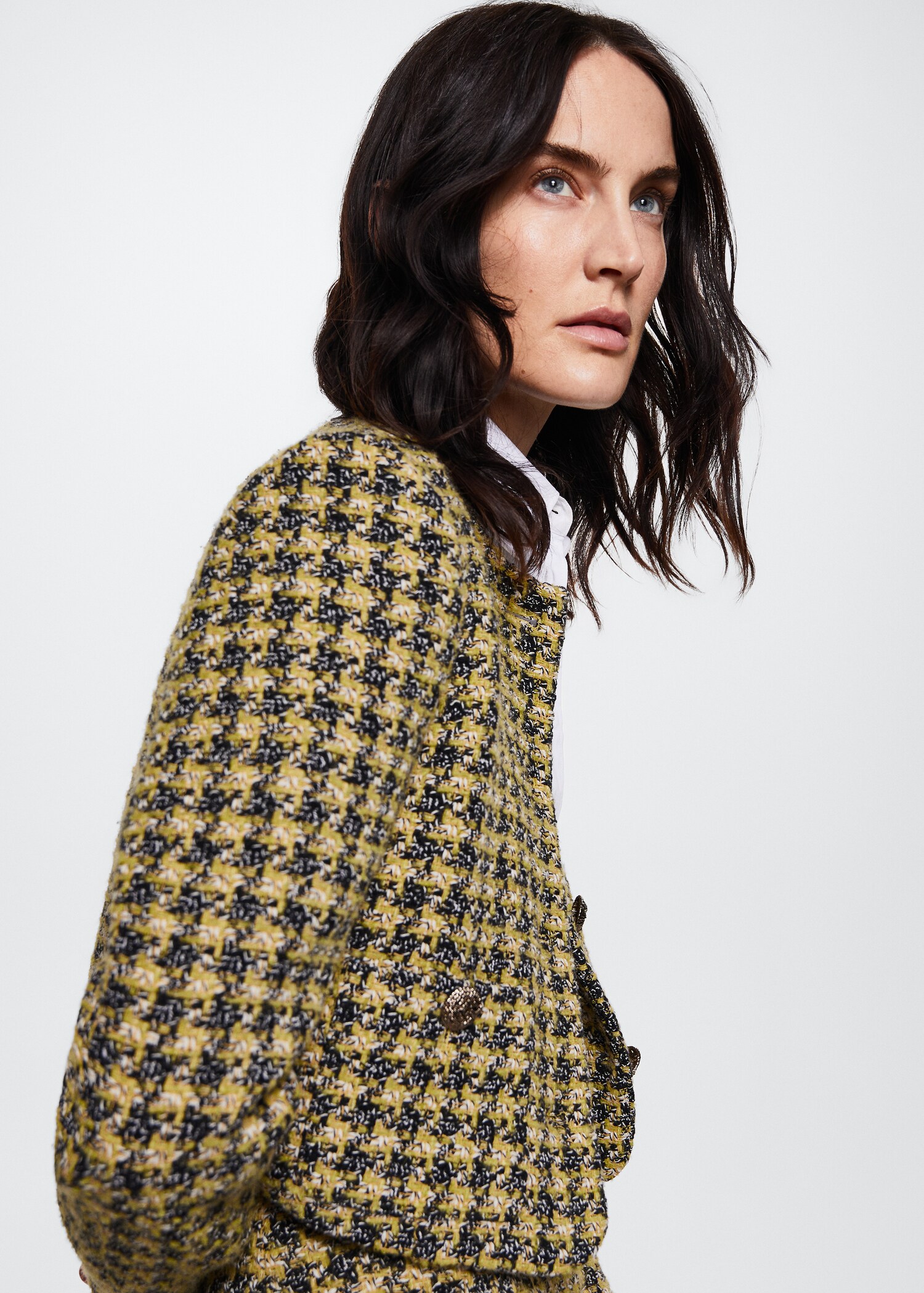 Tweed jacket with jewel buttons - Details of the article 4