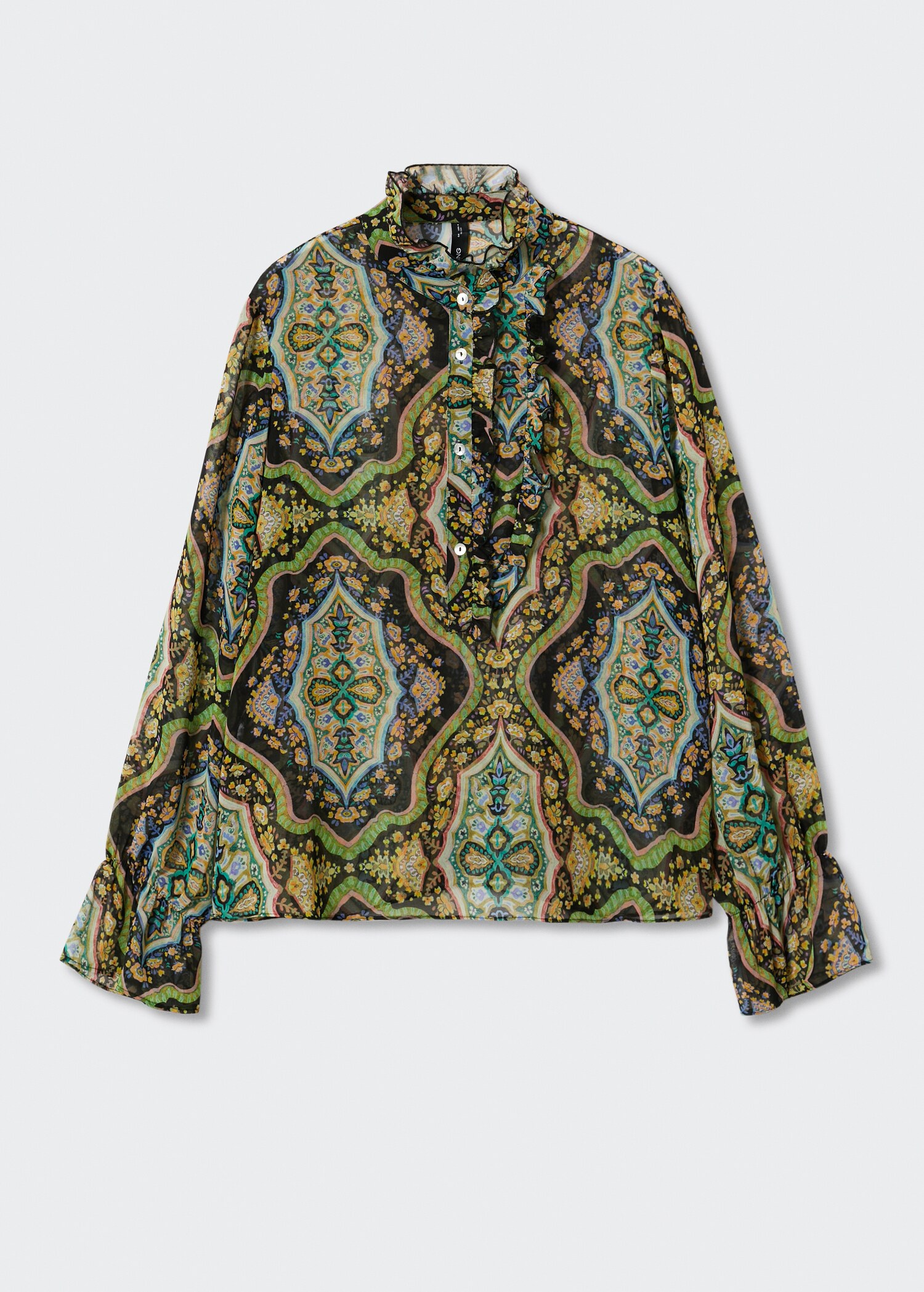 Blusa fluida estampada - Artigo sem modelo