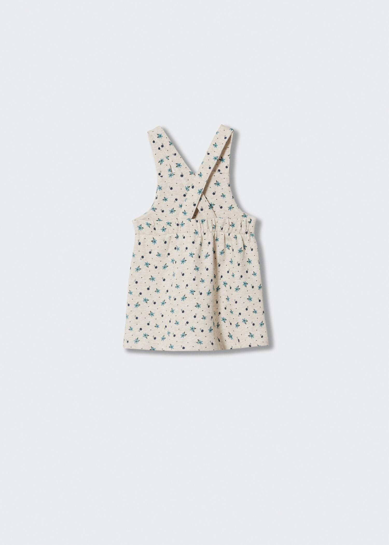 Floral-print pinafore dress - Reverse of the article