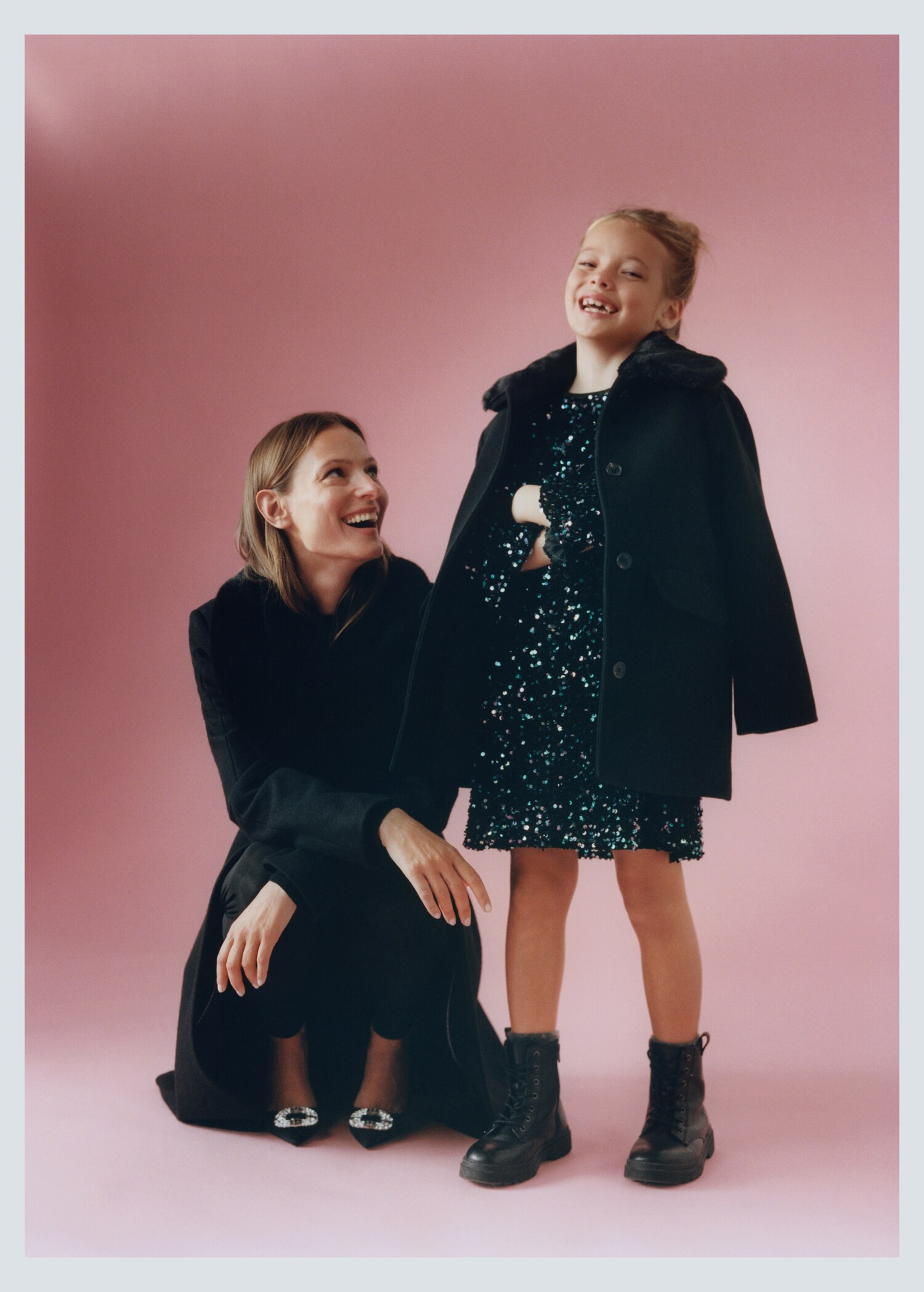 Manteau laine col fausse fourrure - Détail de l'article 6