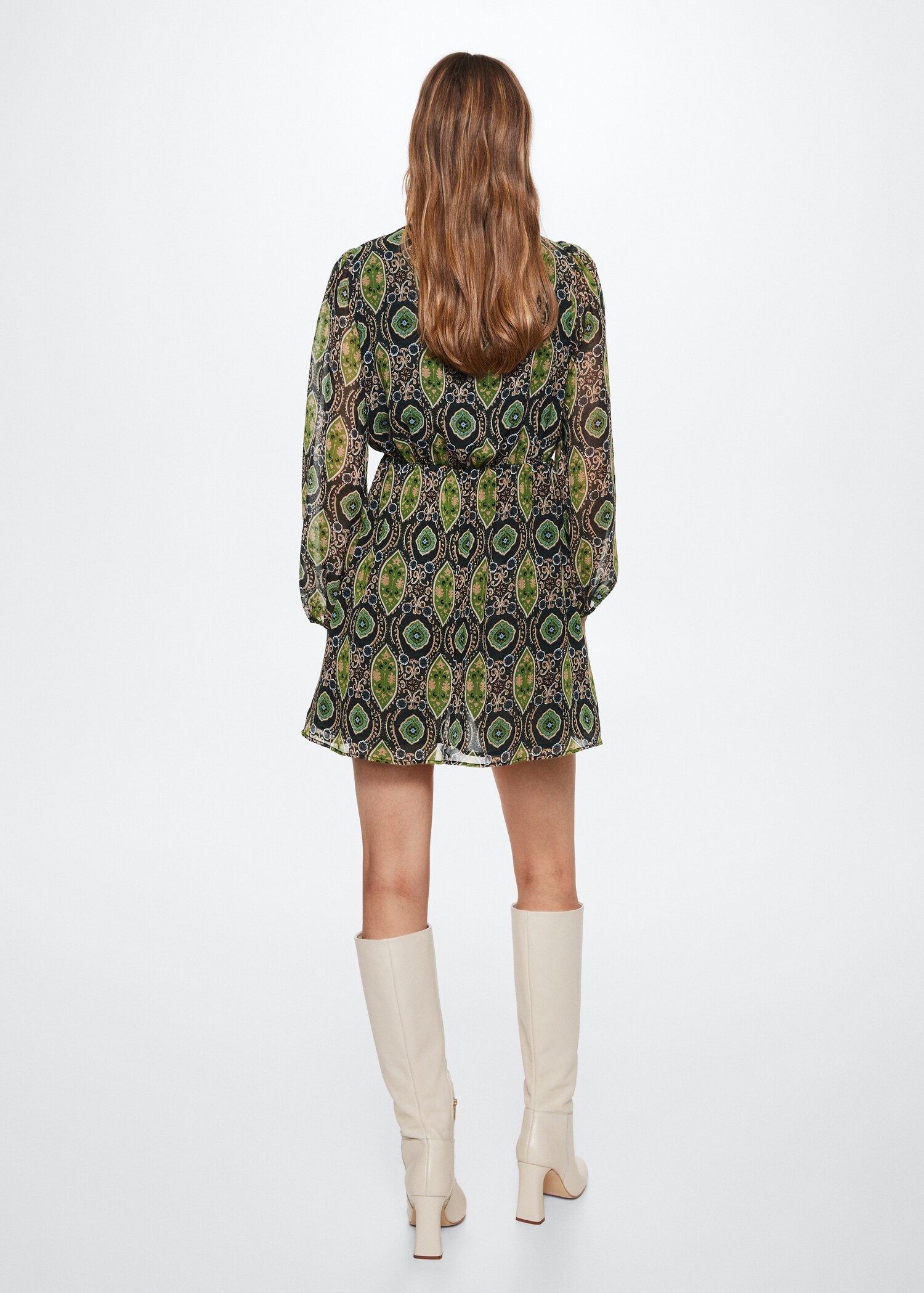 Robe en imprimé baroque - Verso de l’article