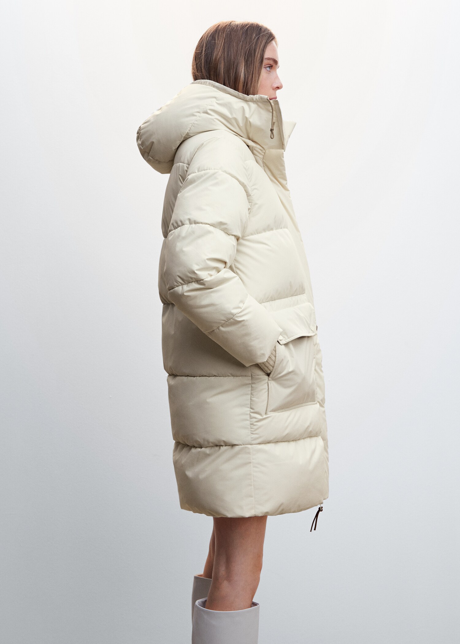 Anorak matelassé à capuche amovible - Détail de l'article 2
