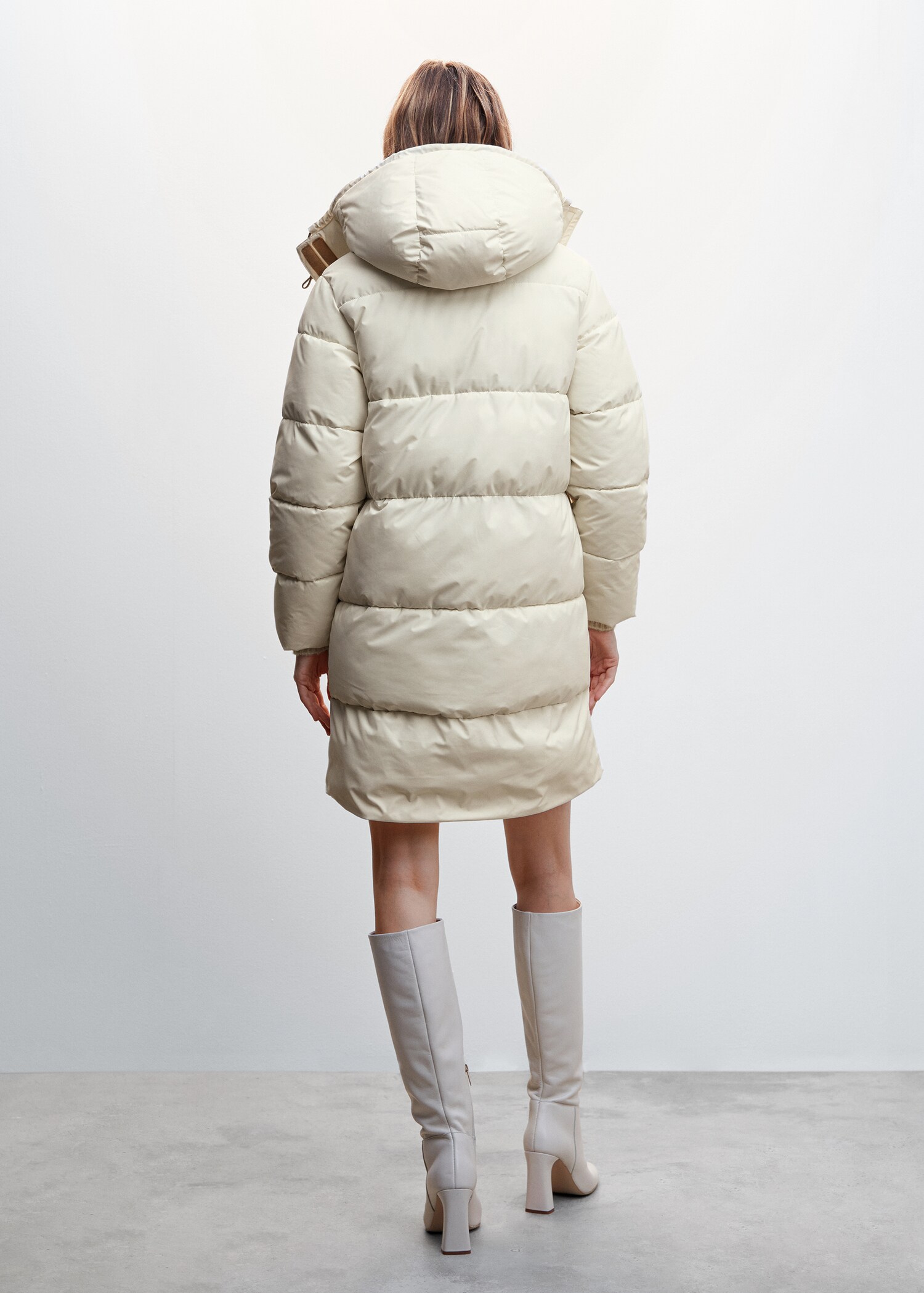 Anorak matelassé à capuche amovible - Verso de l’article