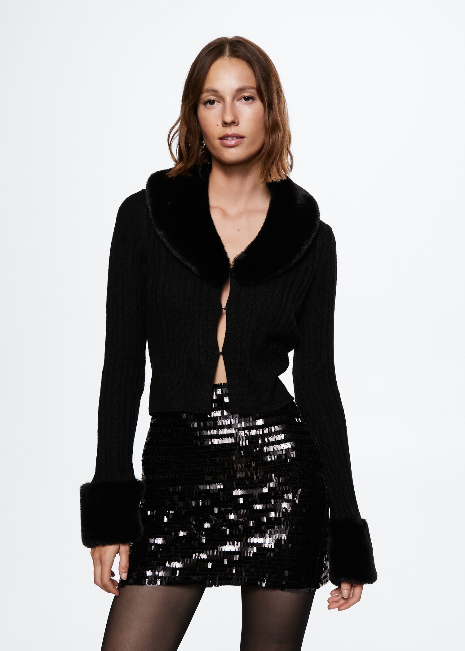Sequin miniskirt - Medium plane