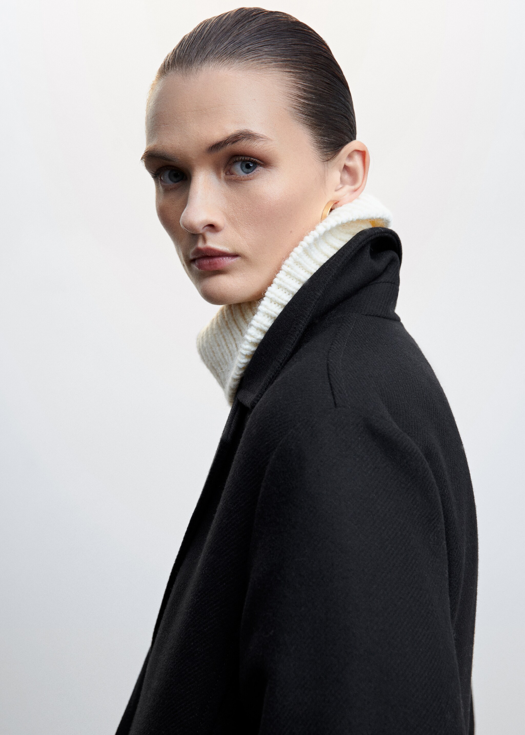 Manteau droit laine - Détail de l'article 1
