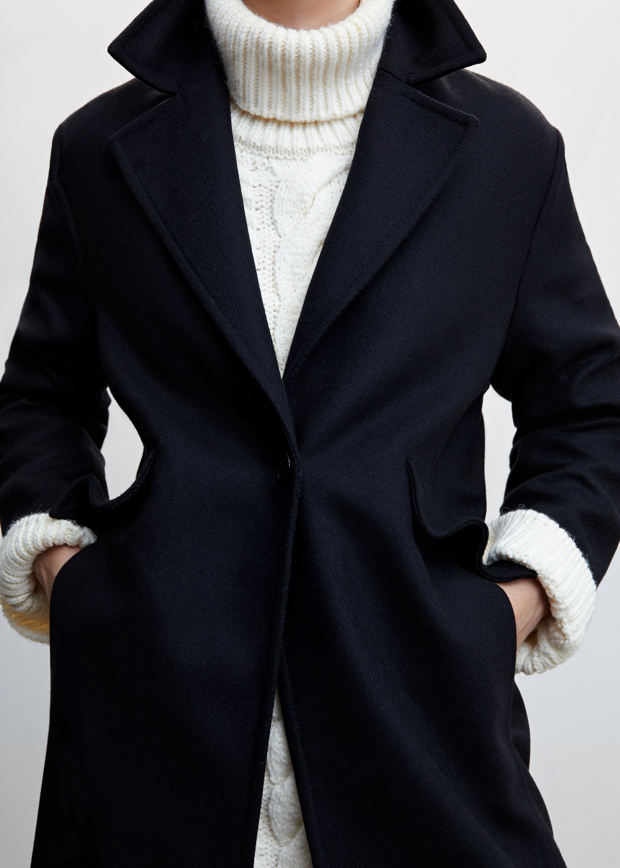 Manteau droit laine - Détail de l'article 6