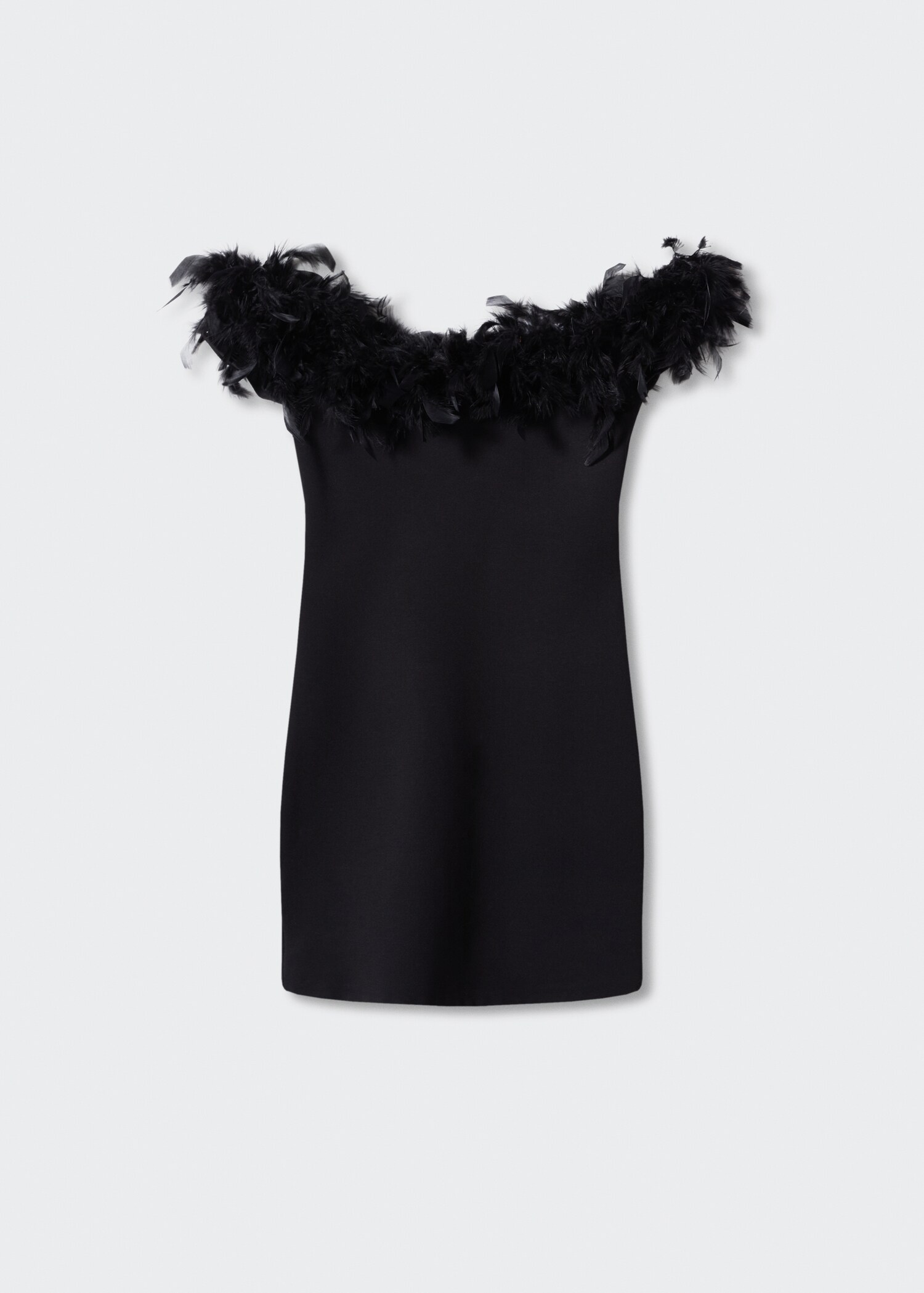 Feather-detail dress - Article without model