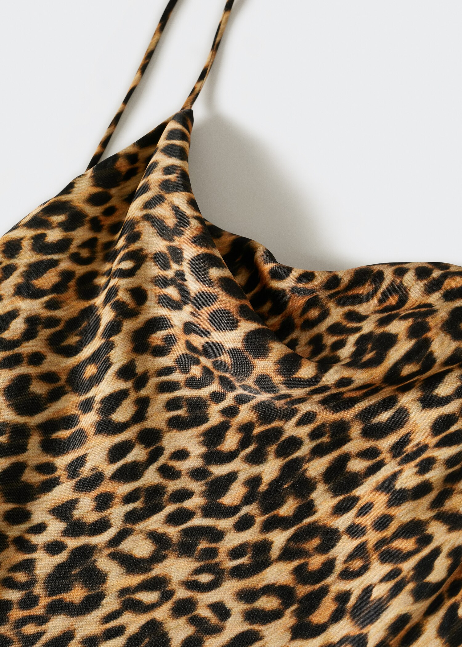Φόρεμα ριχτό animal print - Λεπτομέρεια του προϊόντος 8