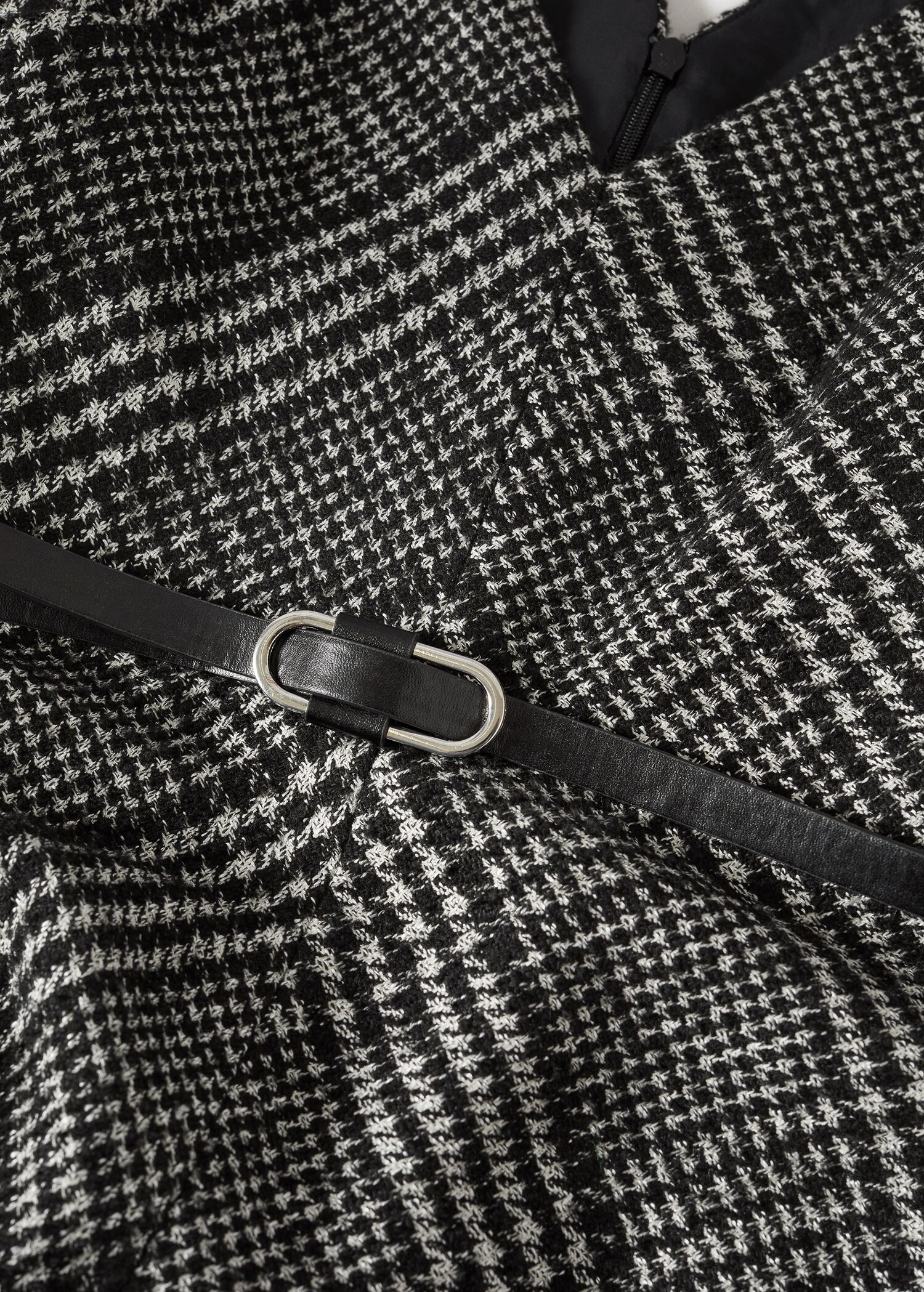 Tweed houndstooth dress - Details of the article 8