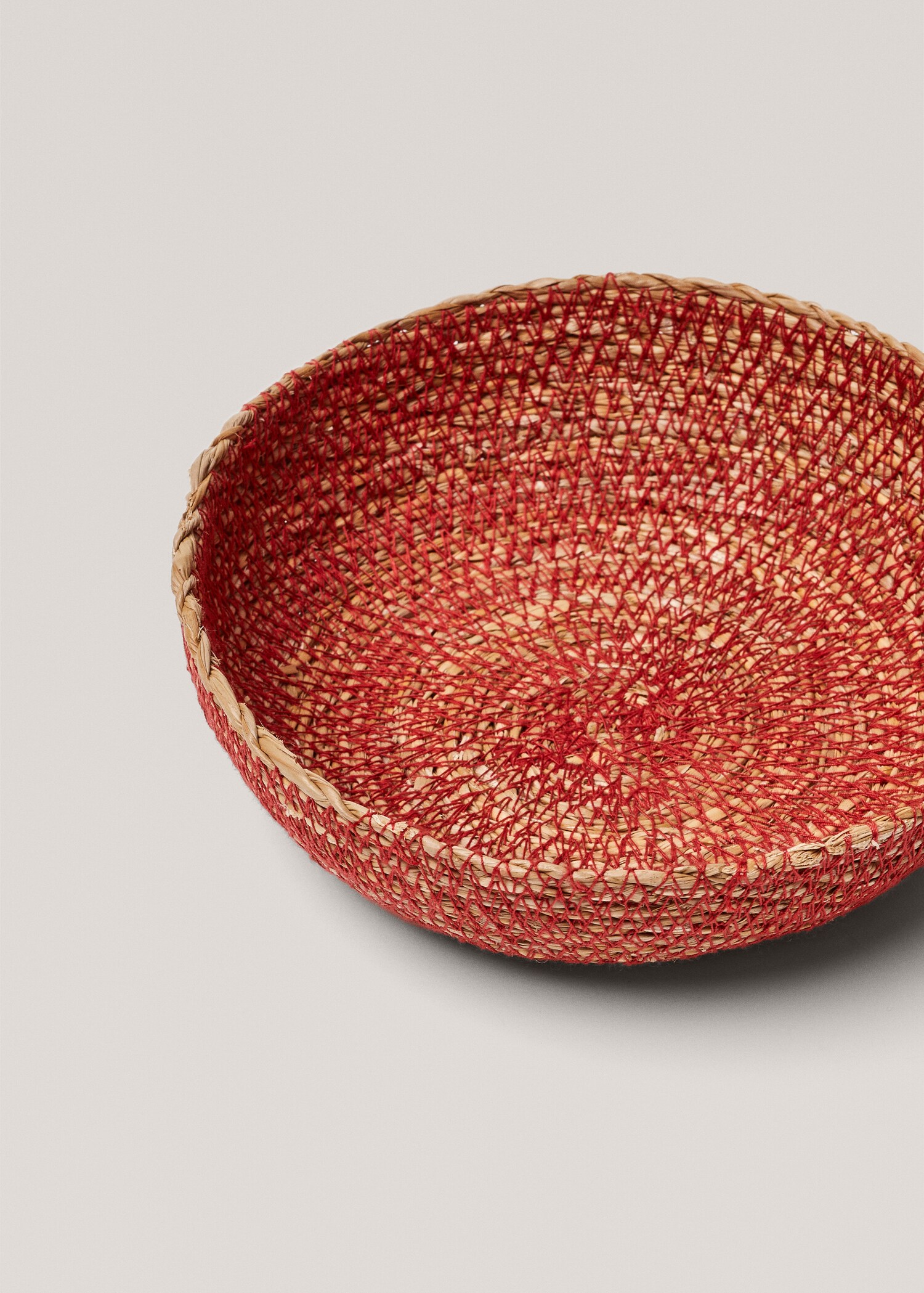 Round wicker bowl - Details of the article 1
