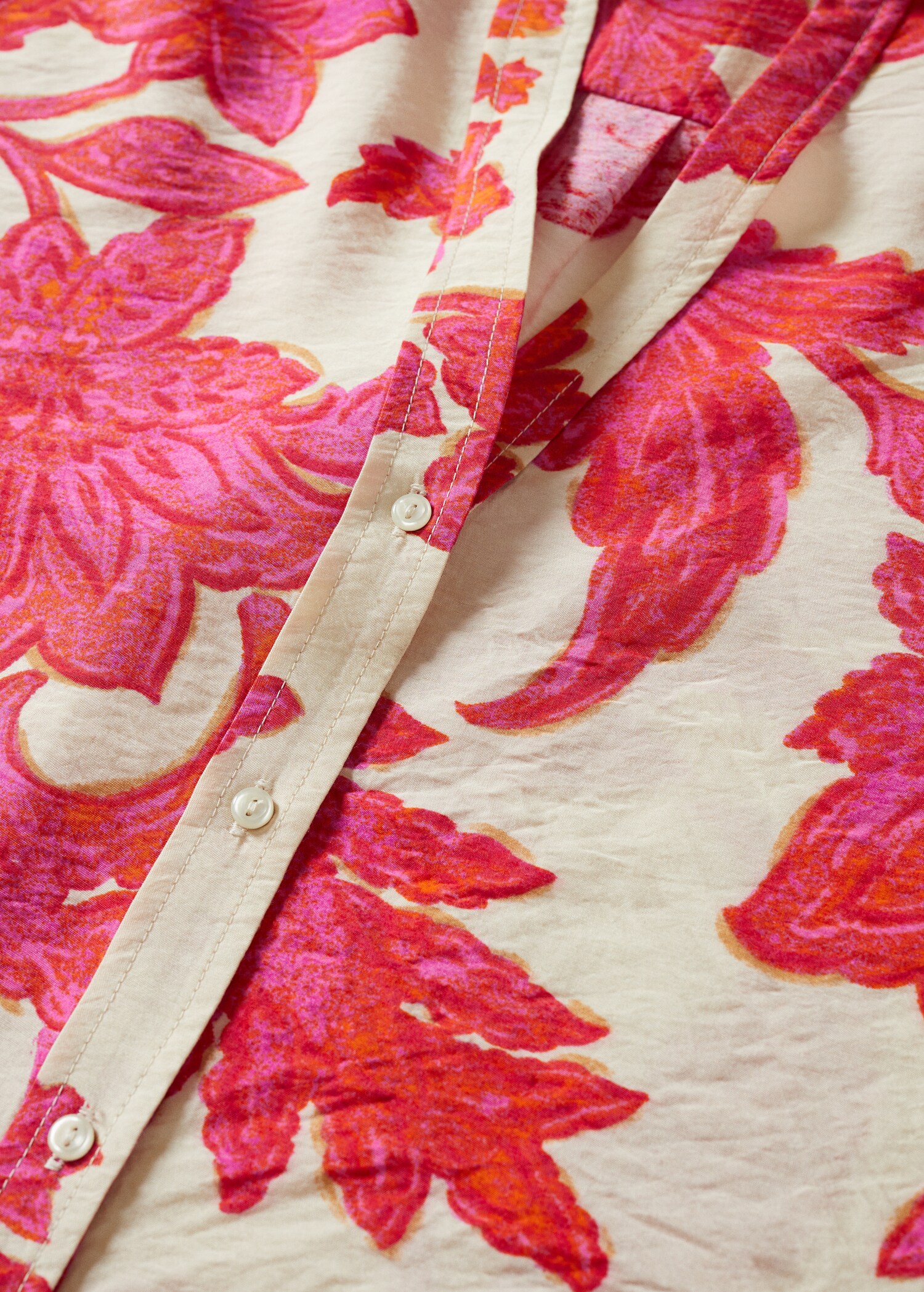 Floral-print flowy blouse - Details of the article 8