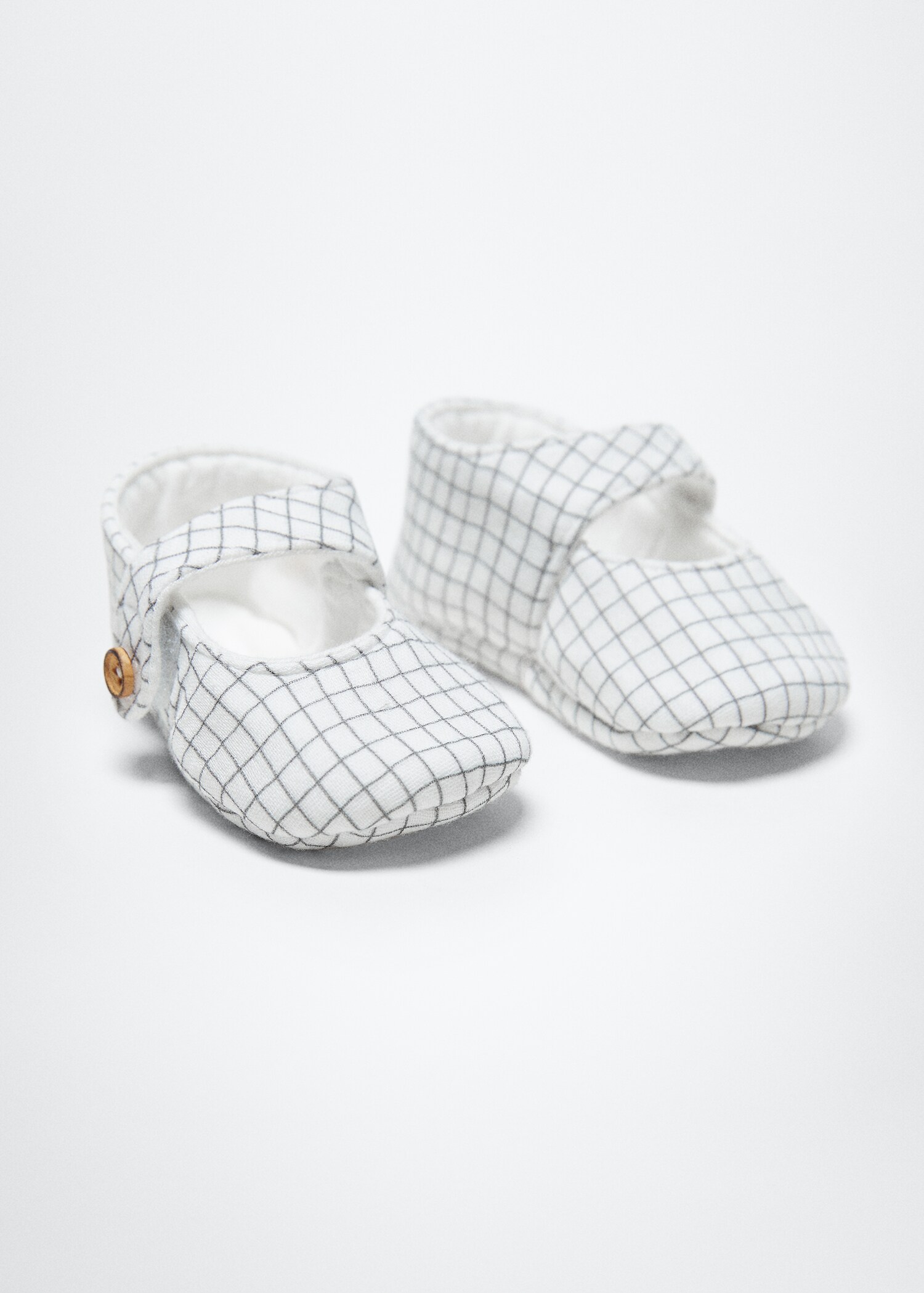 Zapato algodón cuadros - Plano medio