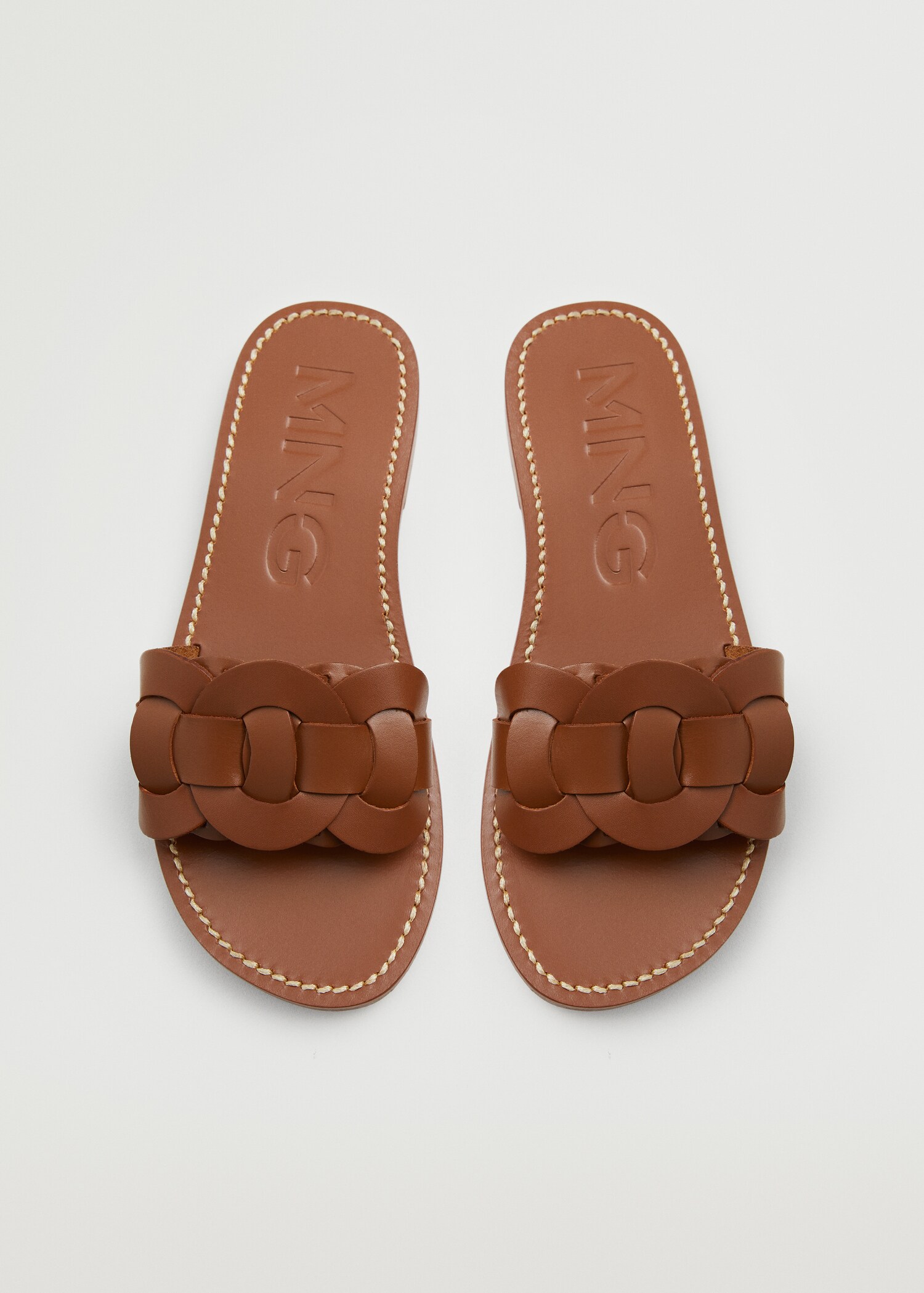 Leather braided sandals - Details of the article 3