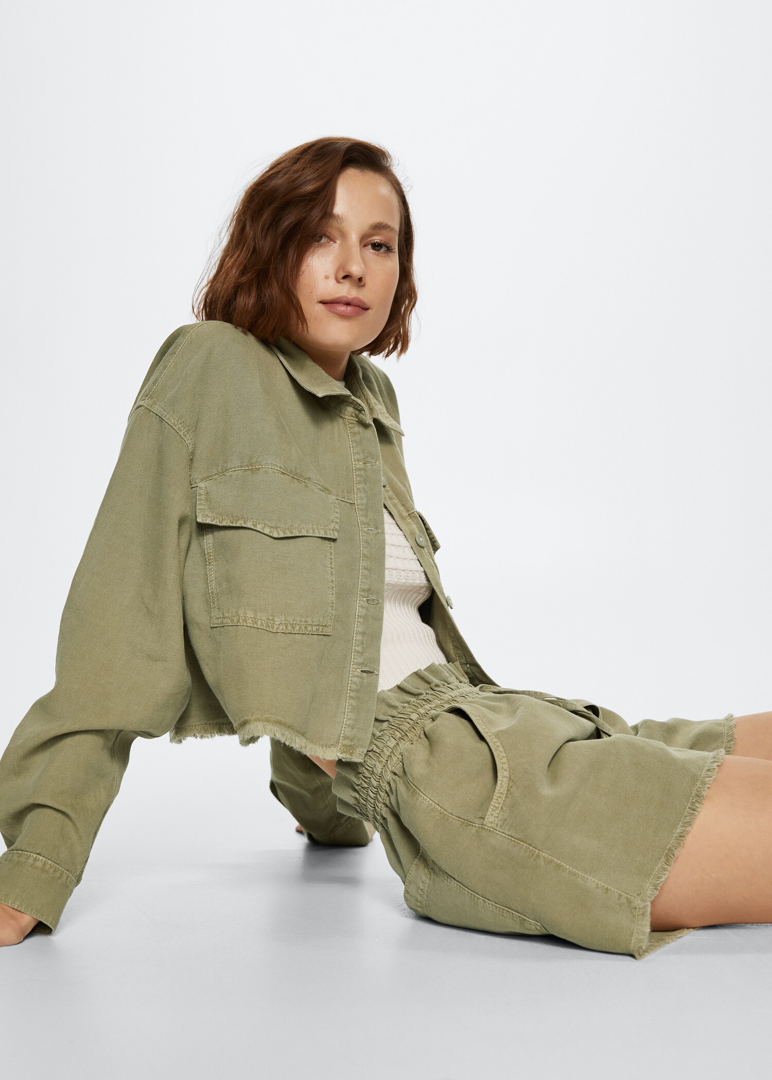 Veste jean poches  - Détail de l'article 1