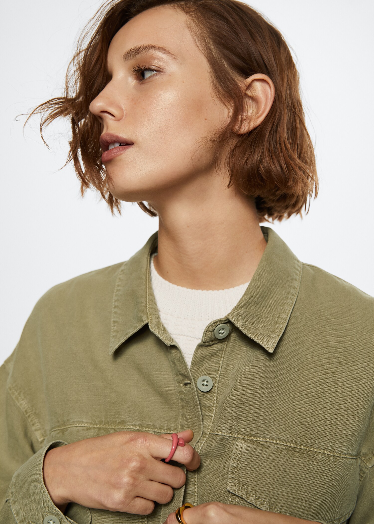 Veste jean poches  - Détail de l'article 2