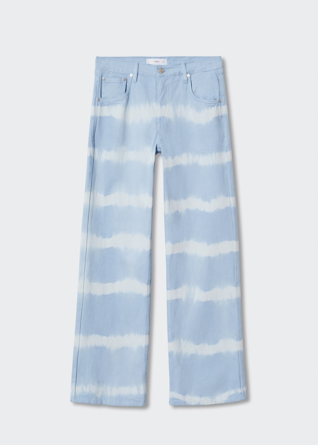 Wideleg tie-dye jeans - Women | MANGO Montenegro