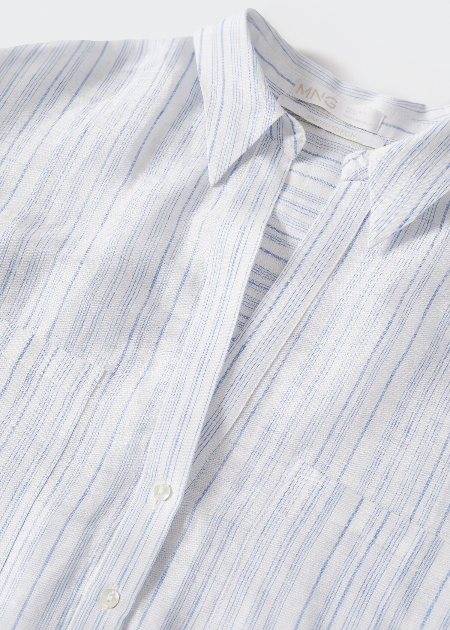 Robe chemisier 100 % lin - Détail de l'article 8