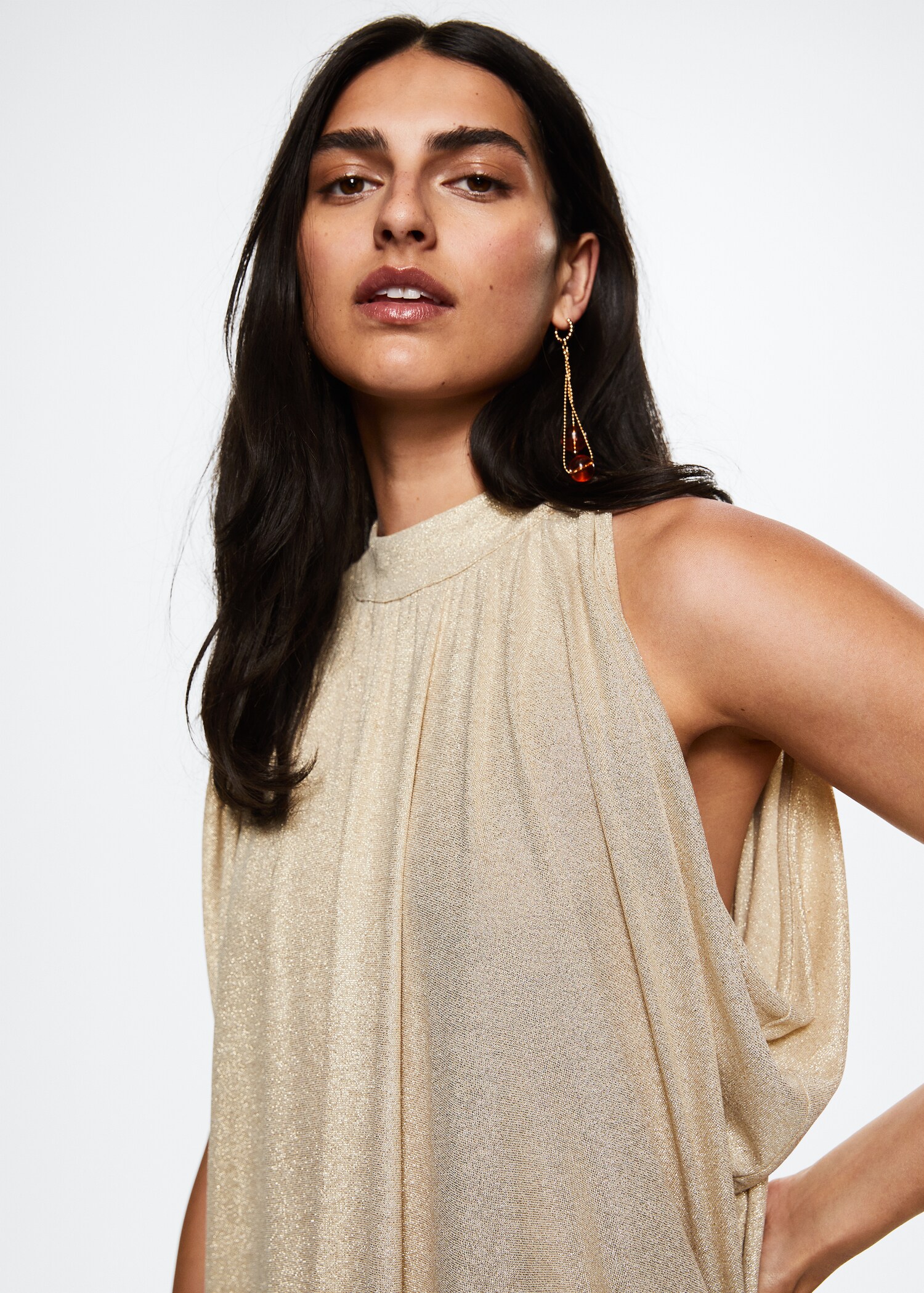 Long lurex dress - Details of the article 2