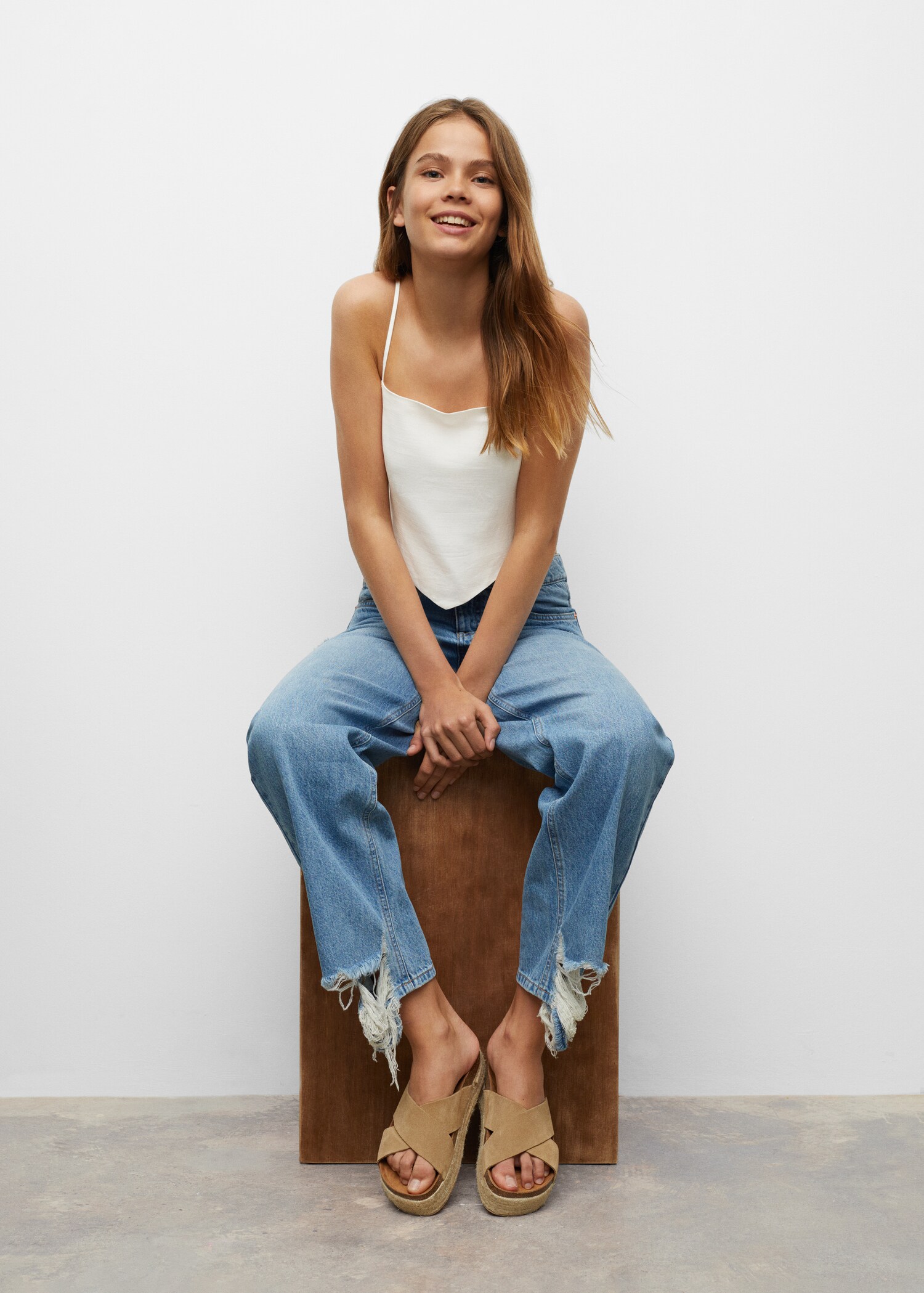 V-neck bandana top - Details of the article 2