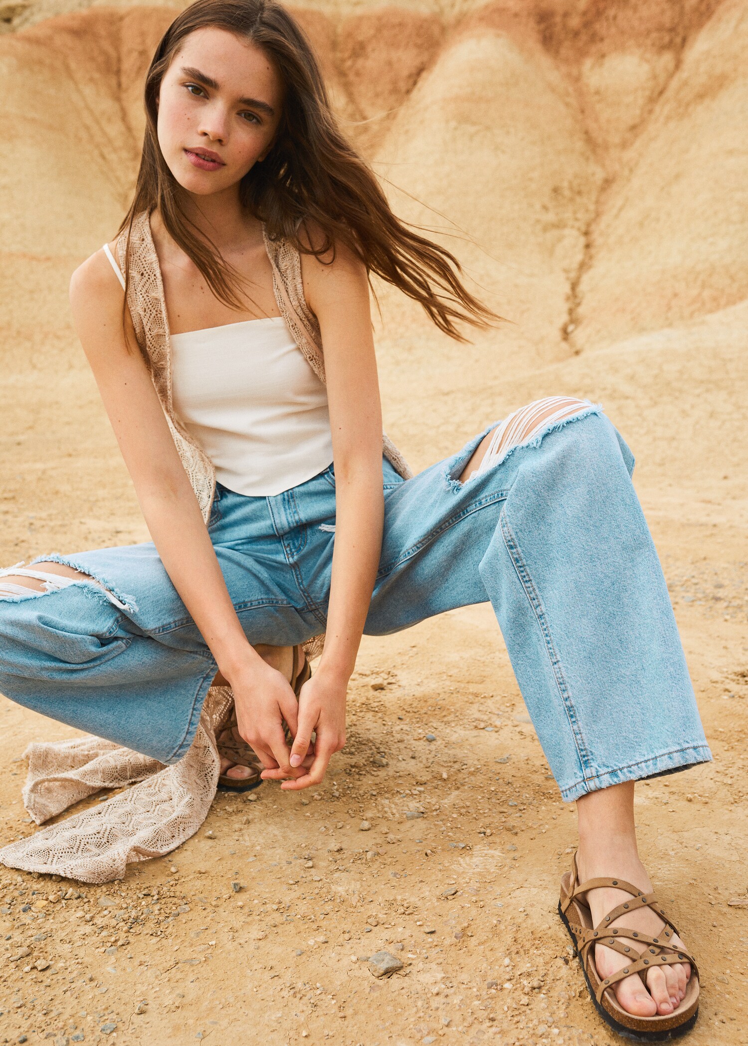 V-neck bandana top - Details of the article 5