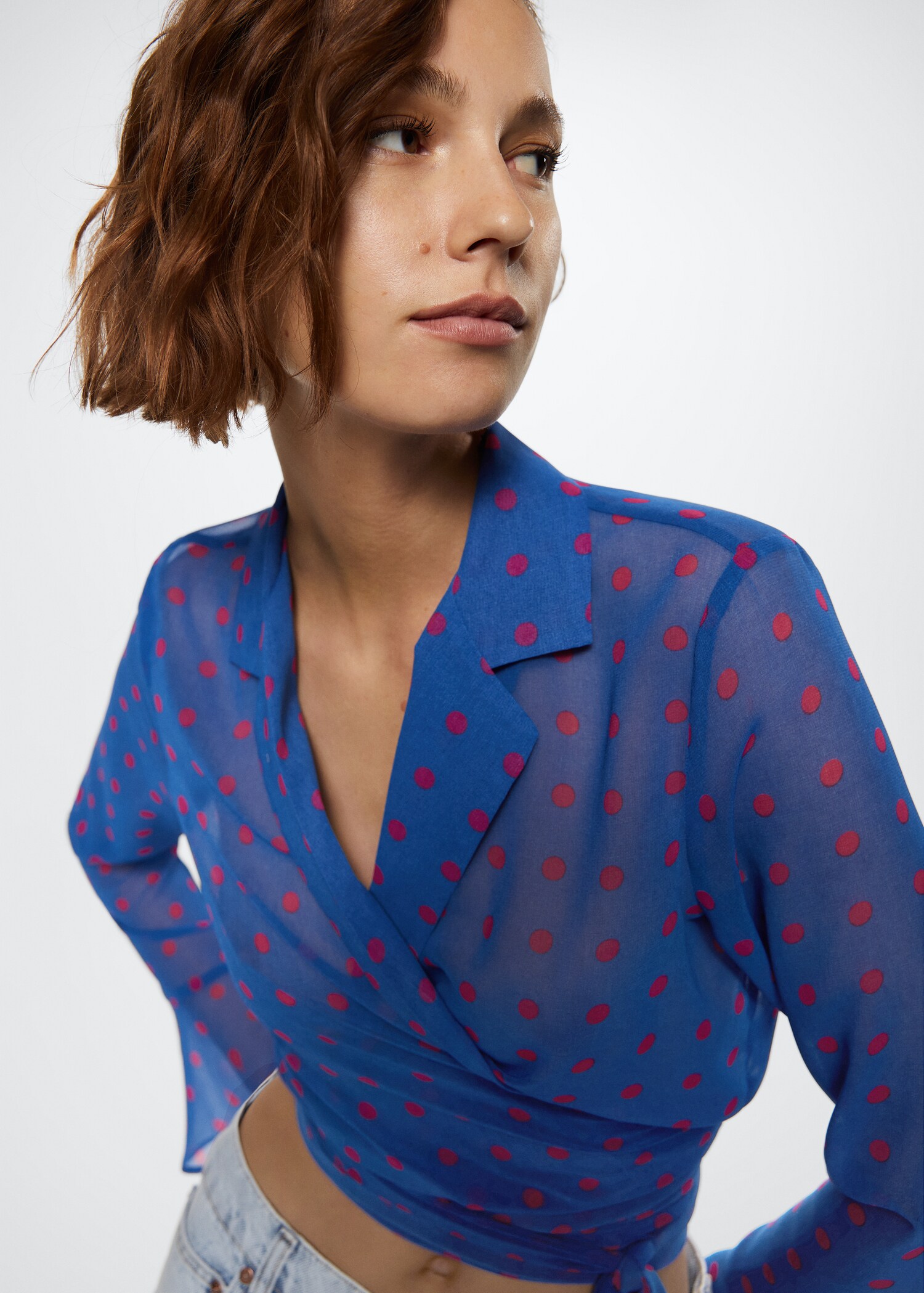 Blouse semi-transparente pois - Détail de l'article 2