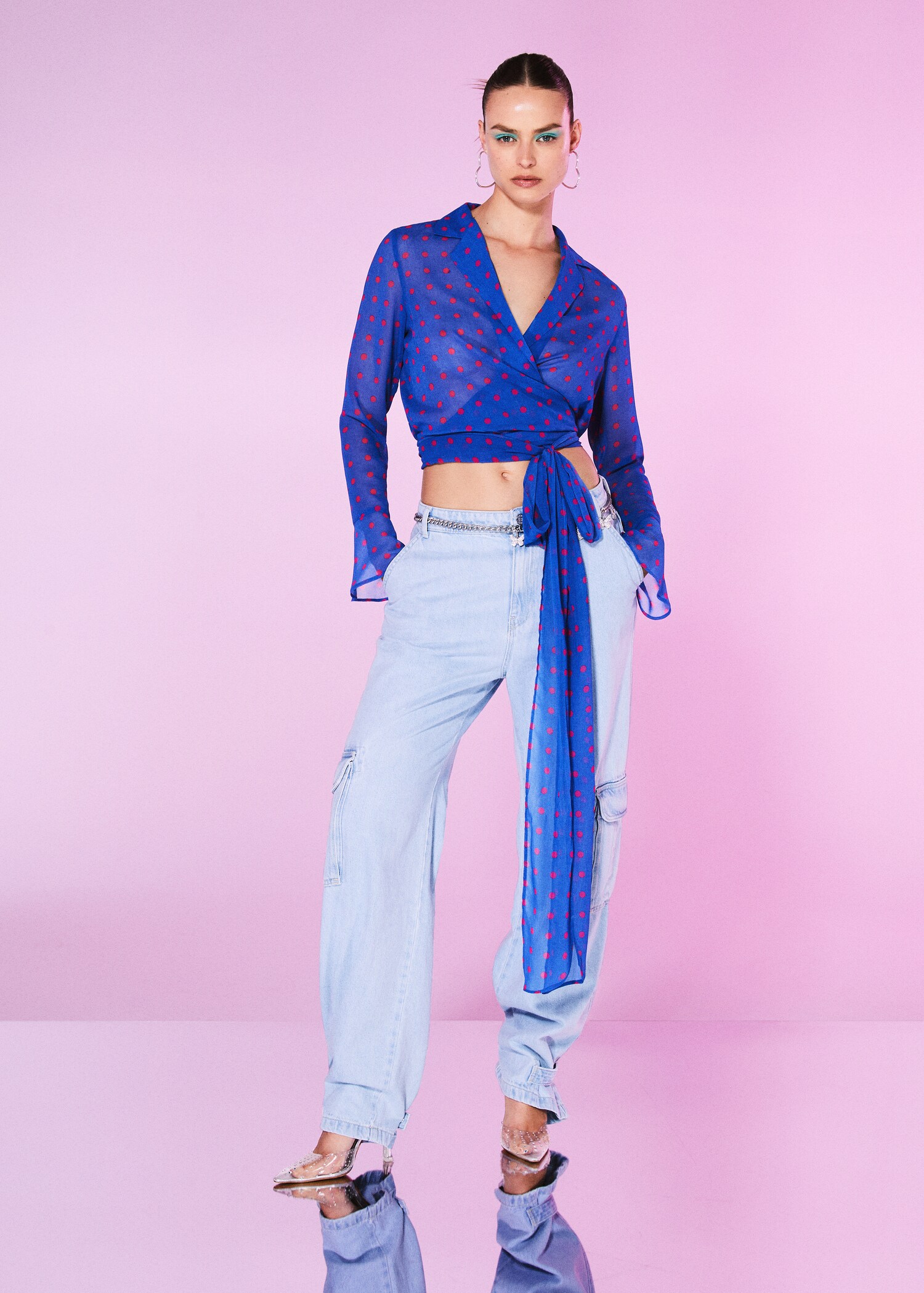 Blouse semi-transparente pois - Détail de l'article 6