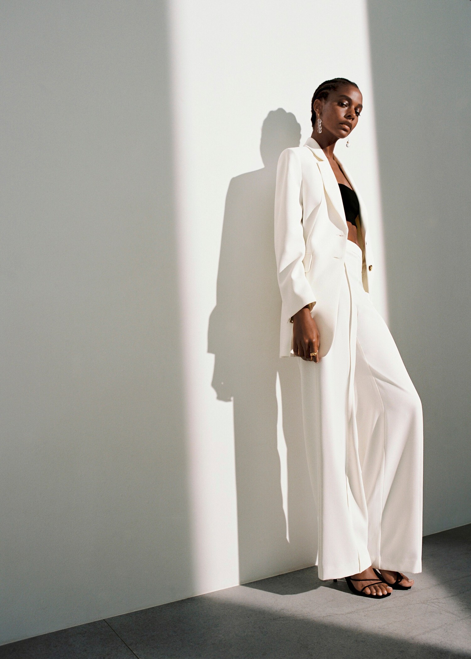 Wideleg suit trousers - Détail de l'article 6