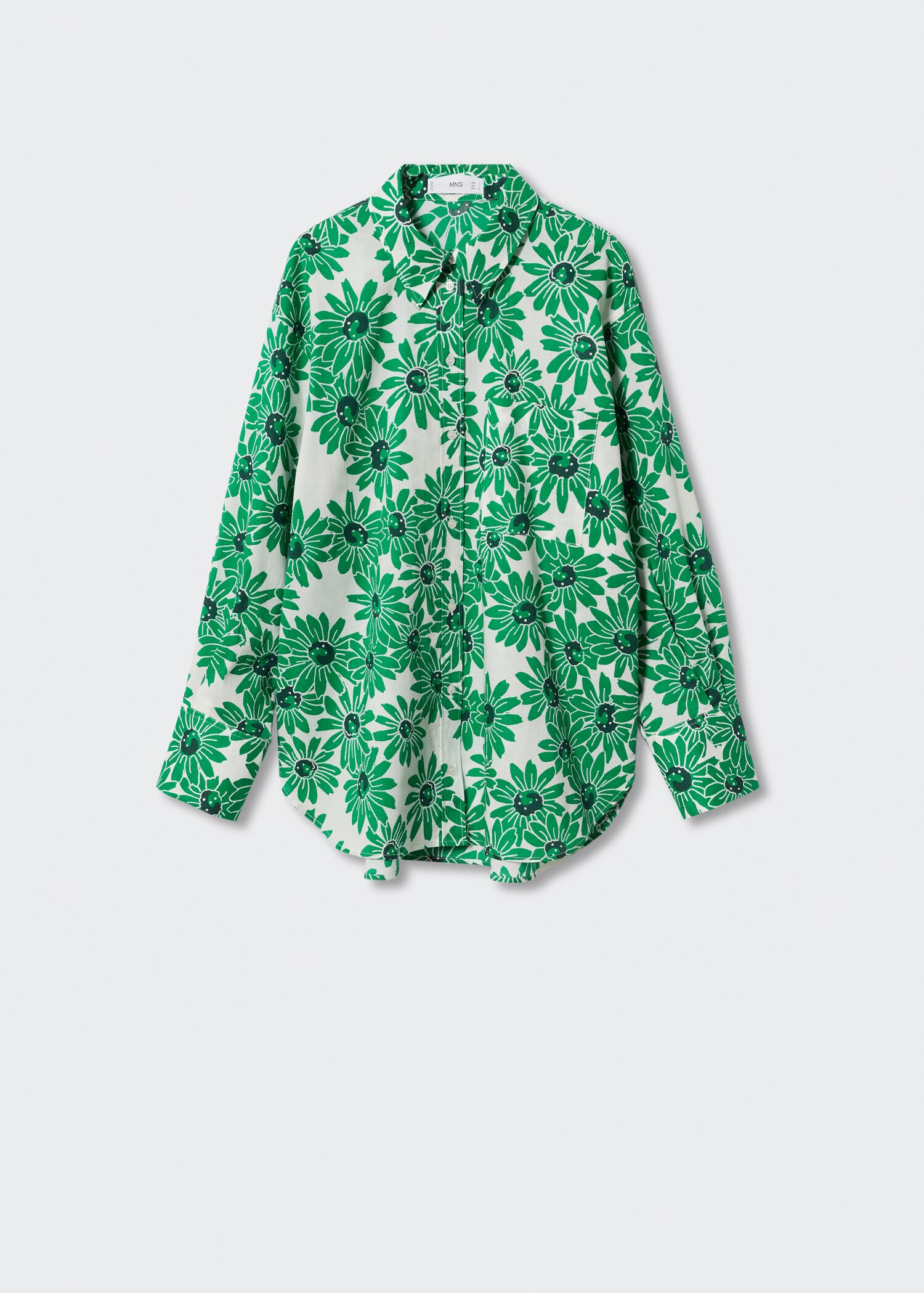 Cotton flower shirt - Article without model