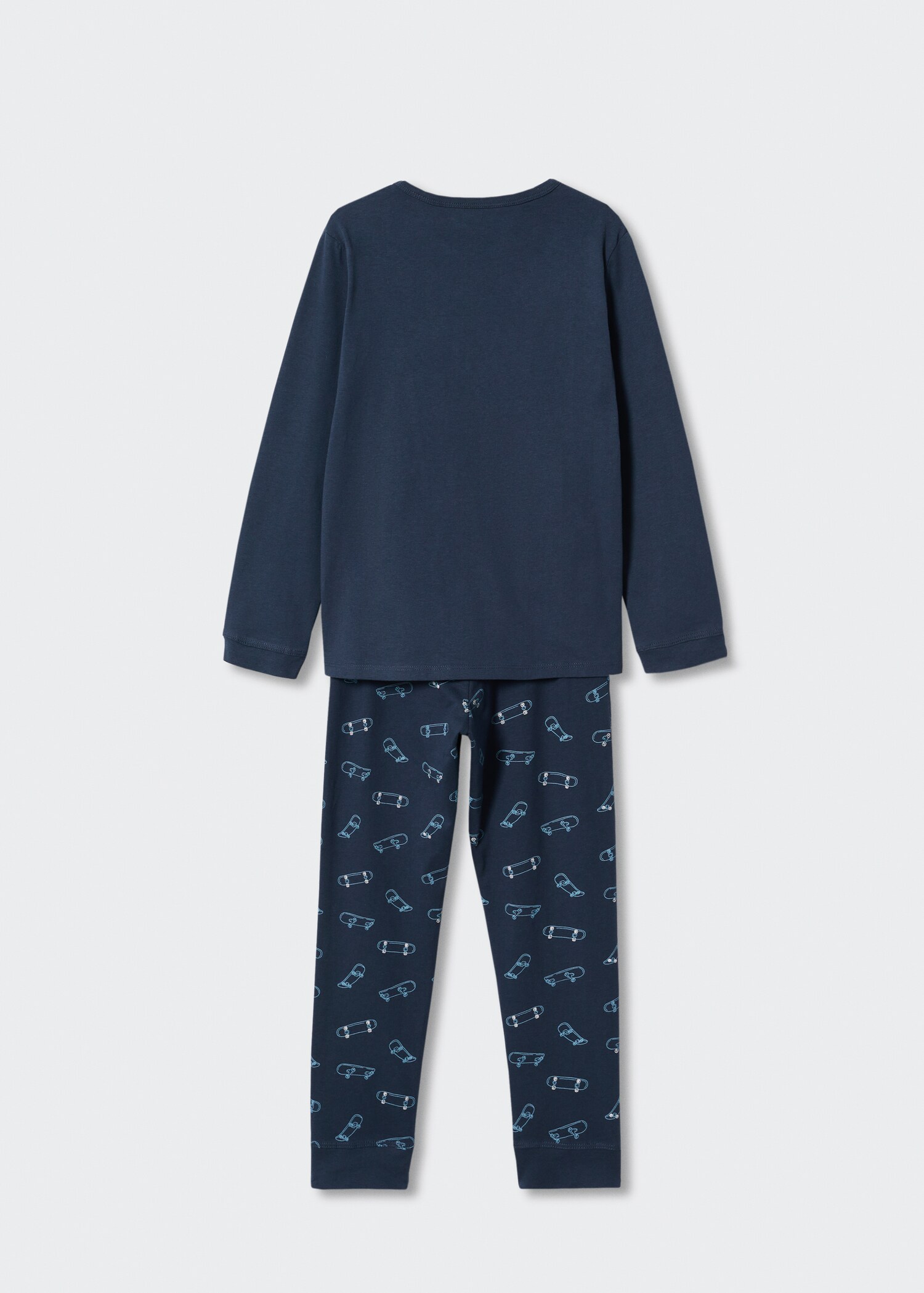 Pyjama long imprimé - Verso de l’article