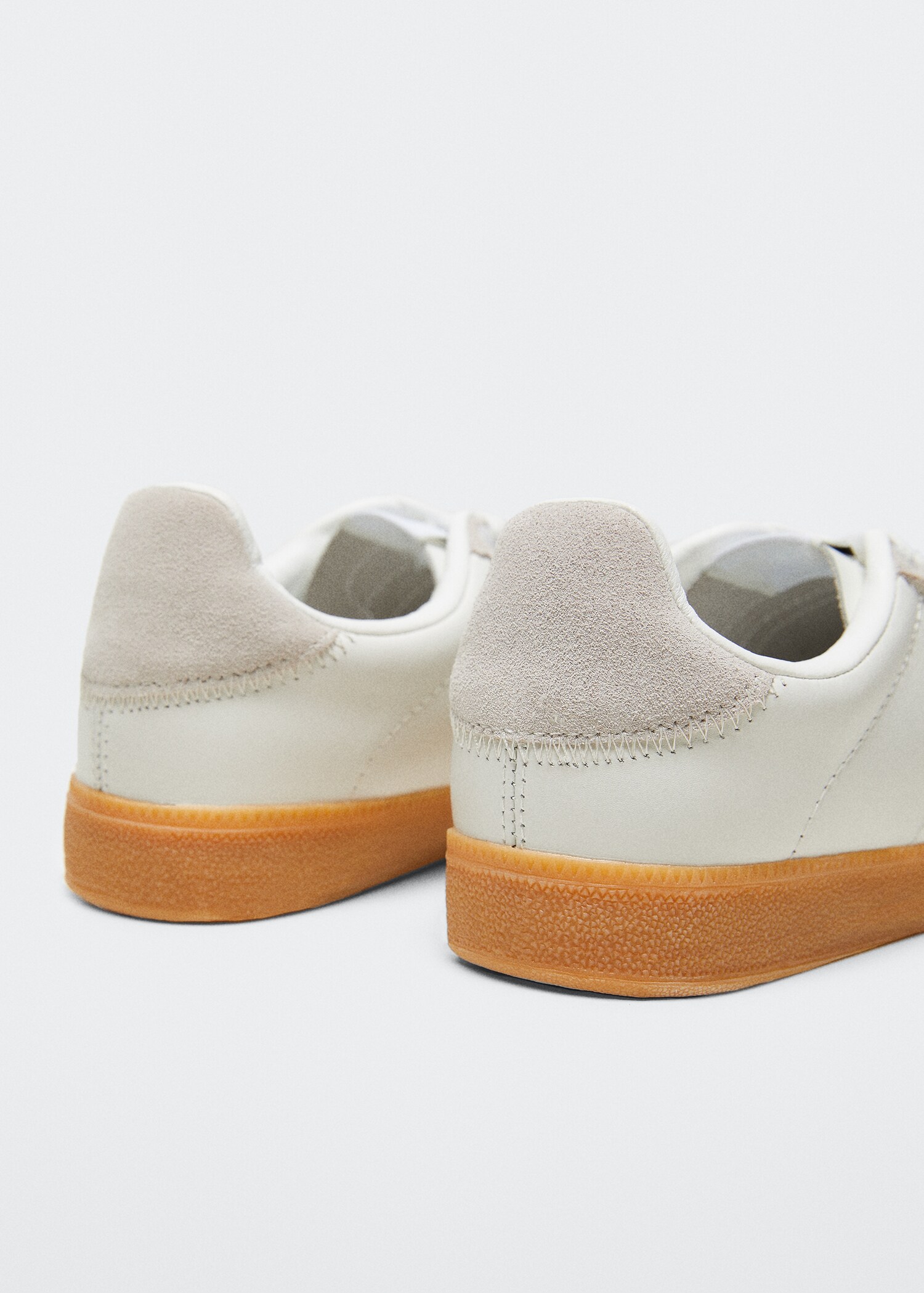 Panels leather sneakers - Details of the article 2