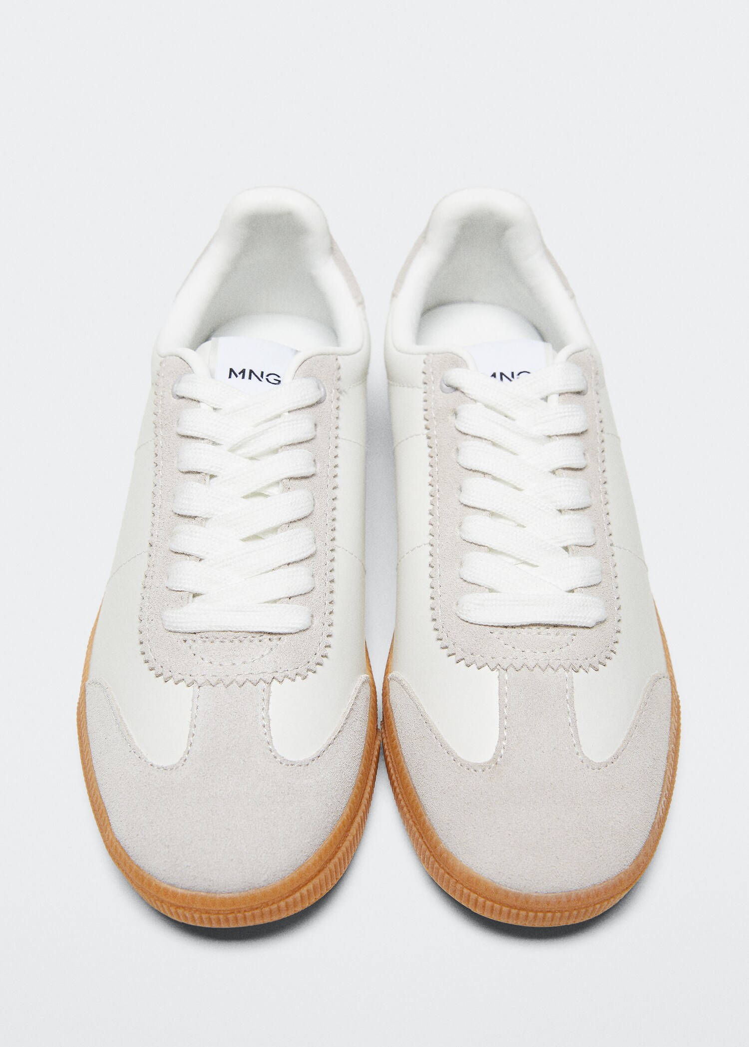 Panels leather sneakers - Details of the article 3