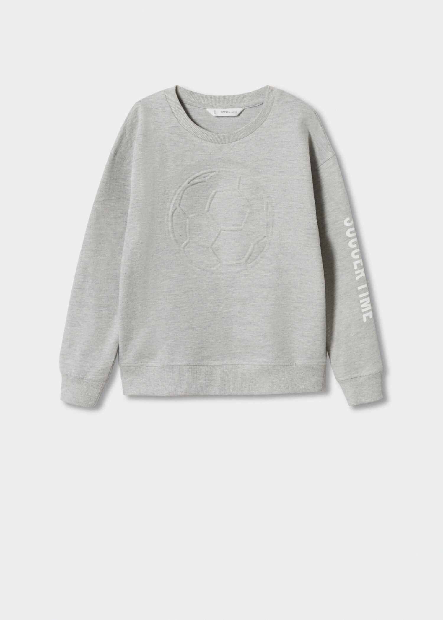Printed embossed sweatshirt - Article without model