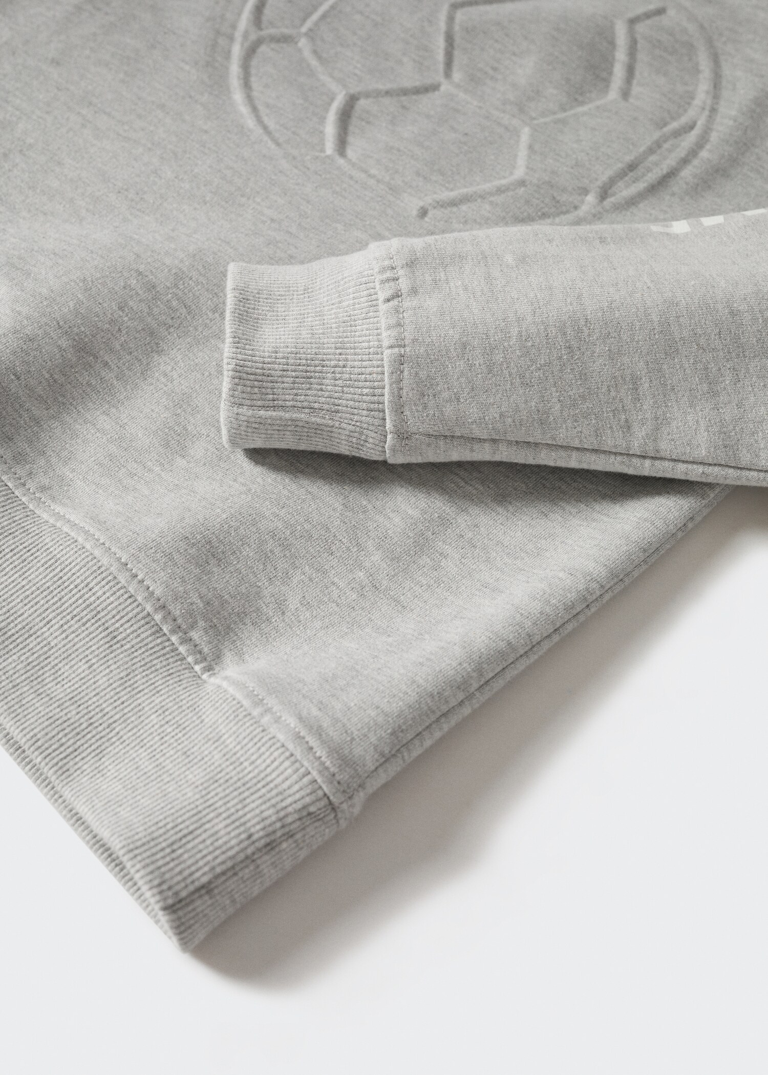 Printed embossed sweatshirt - Details of the article 8