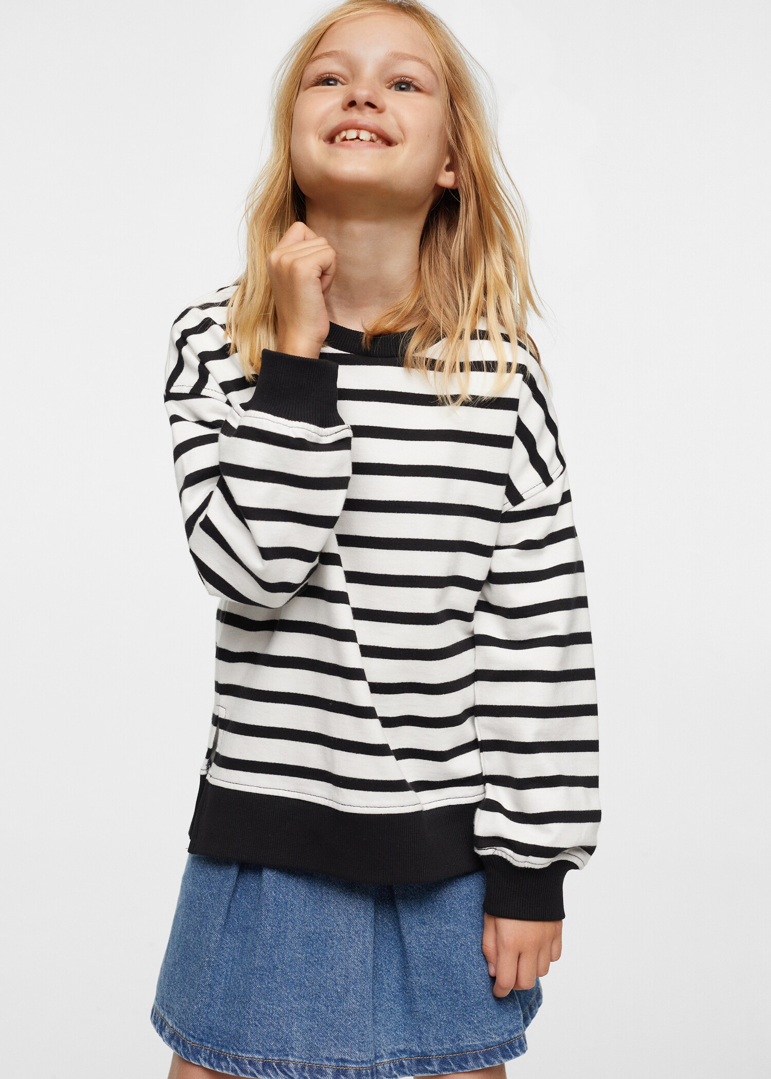 Striped sweatshirt - Medium plane