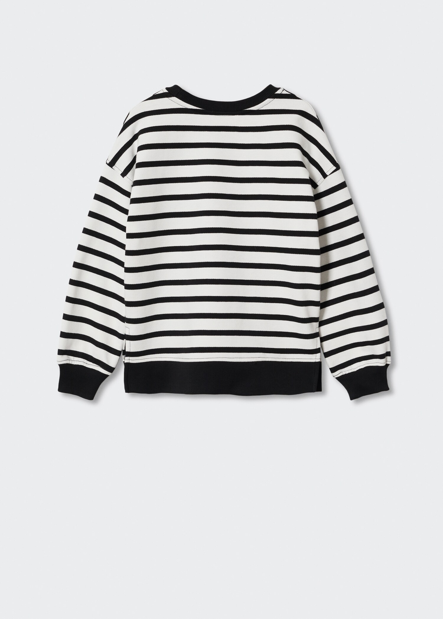 Striped sweatshirt - Reverse of the article