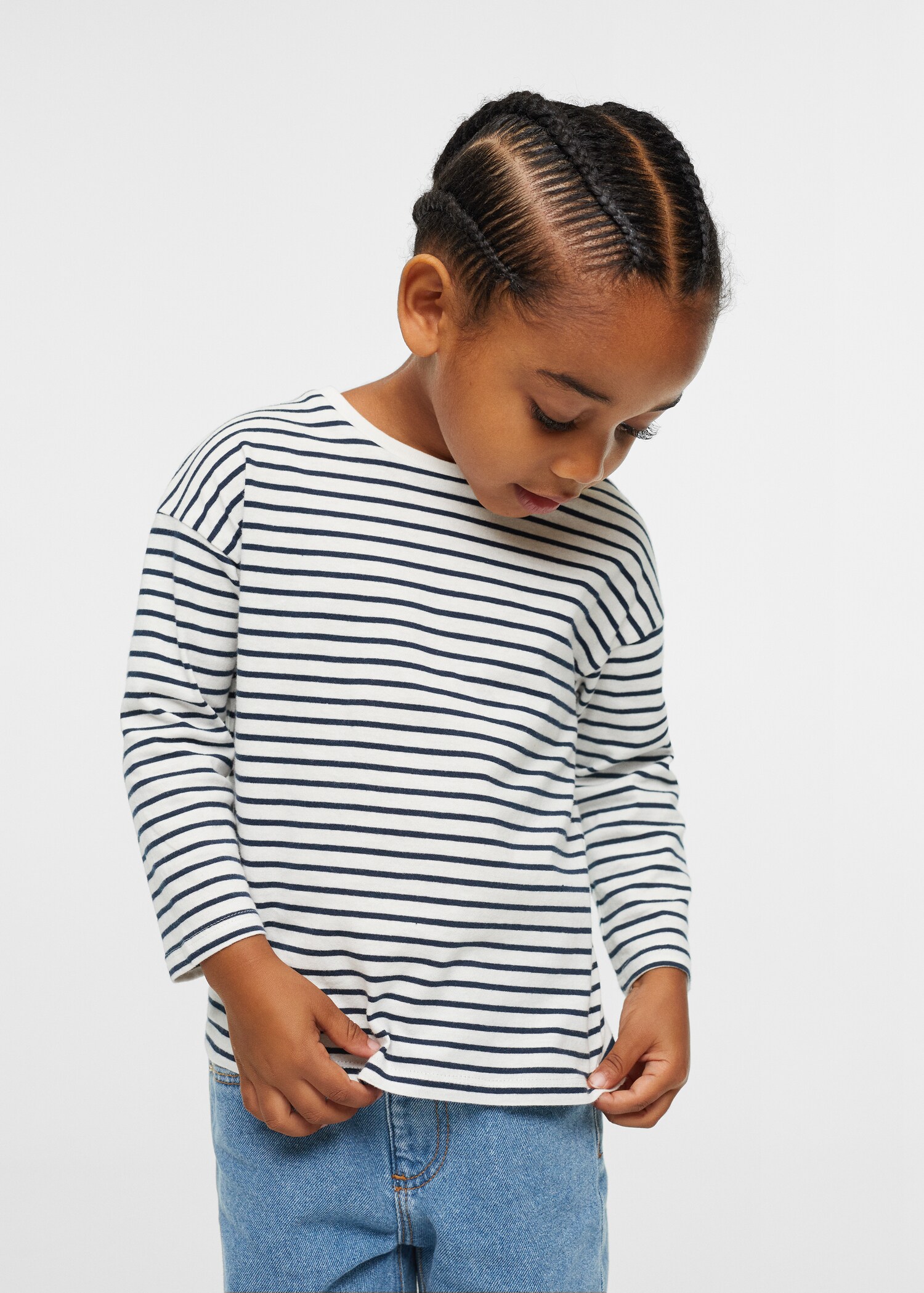 Striped long sleeves t-shirt - Medium plane
