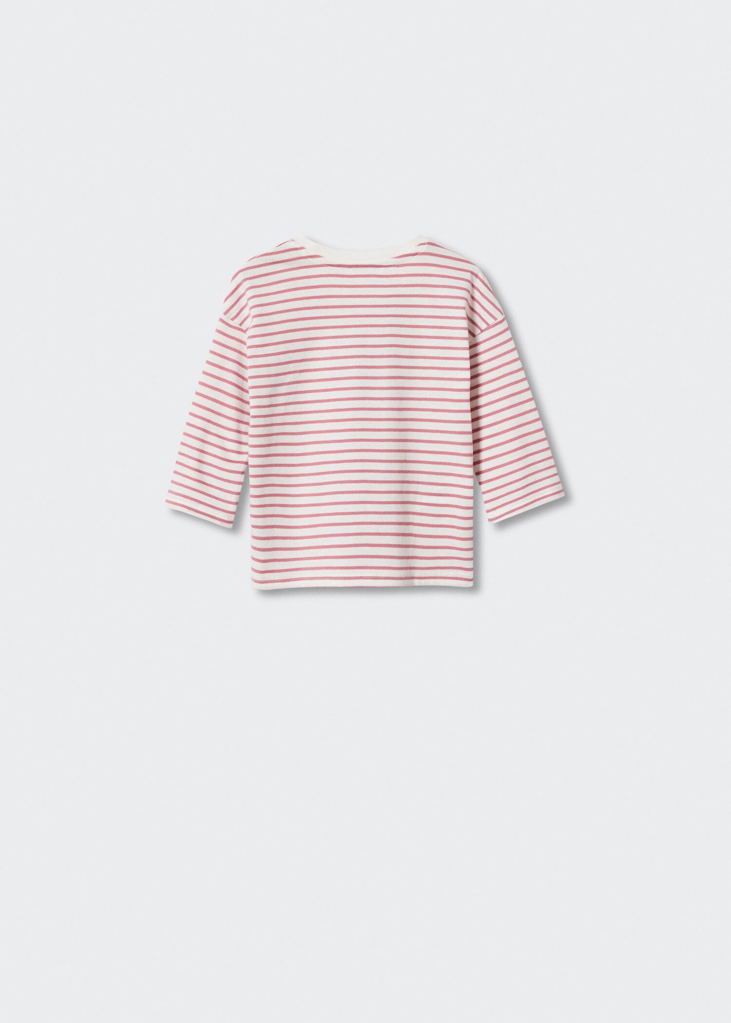 Striped long sleeves t-shirt - Reverse of the article