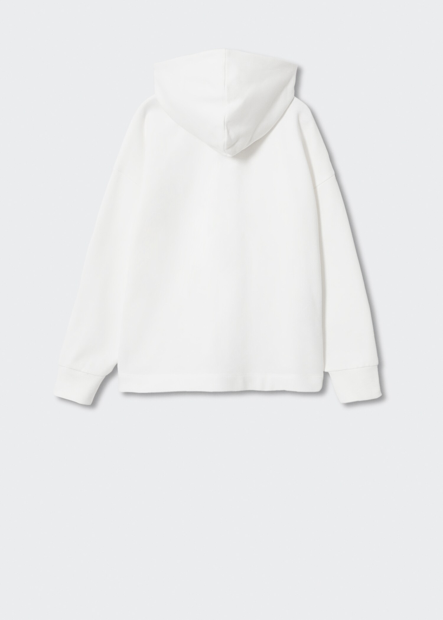 Cotton hoodie - Reverse of the article