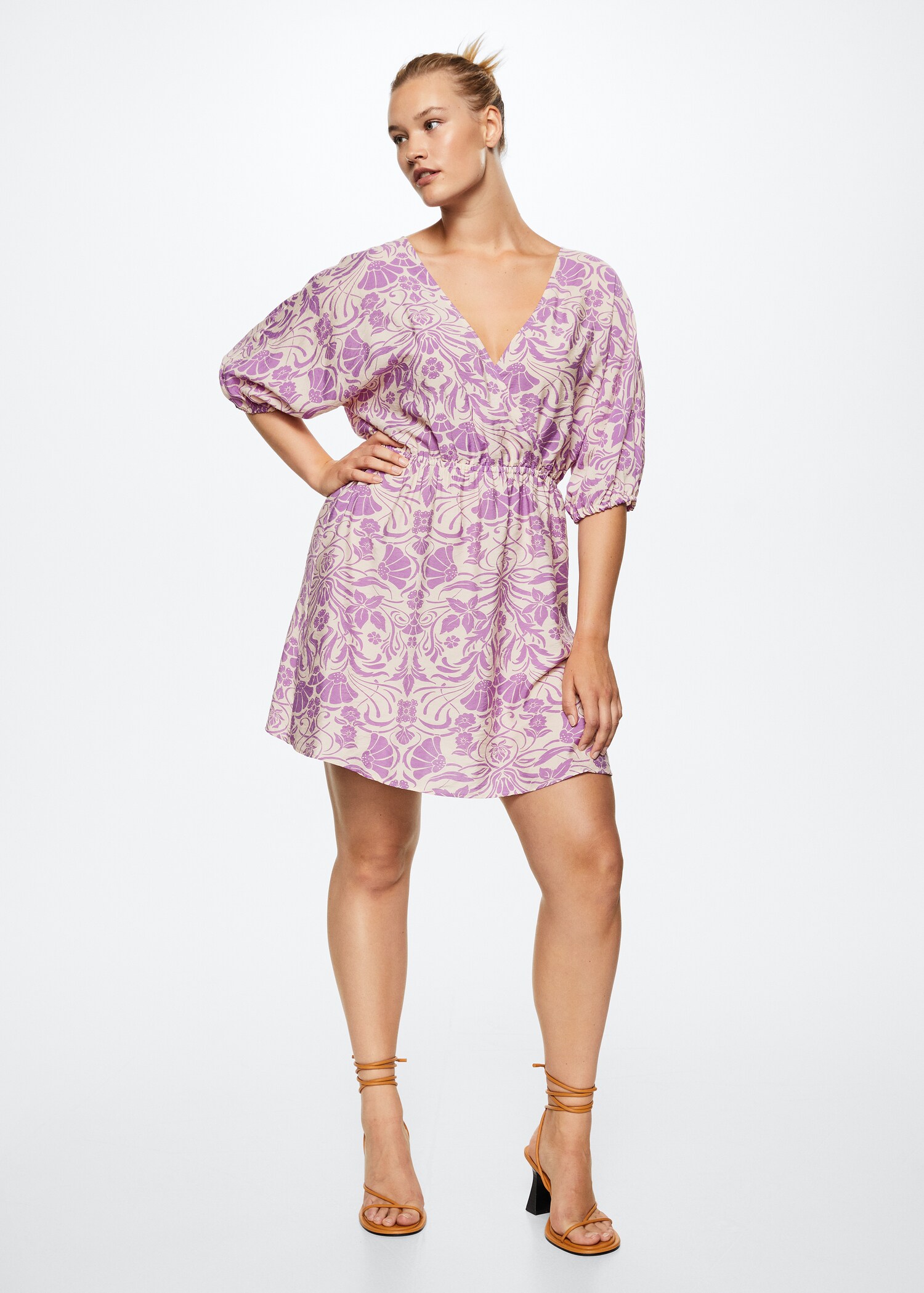 Flowy printed dress - Details of the article 5