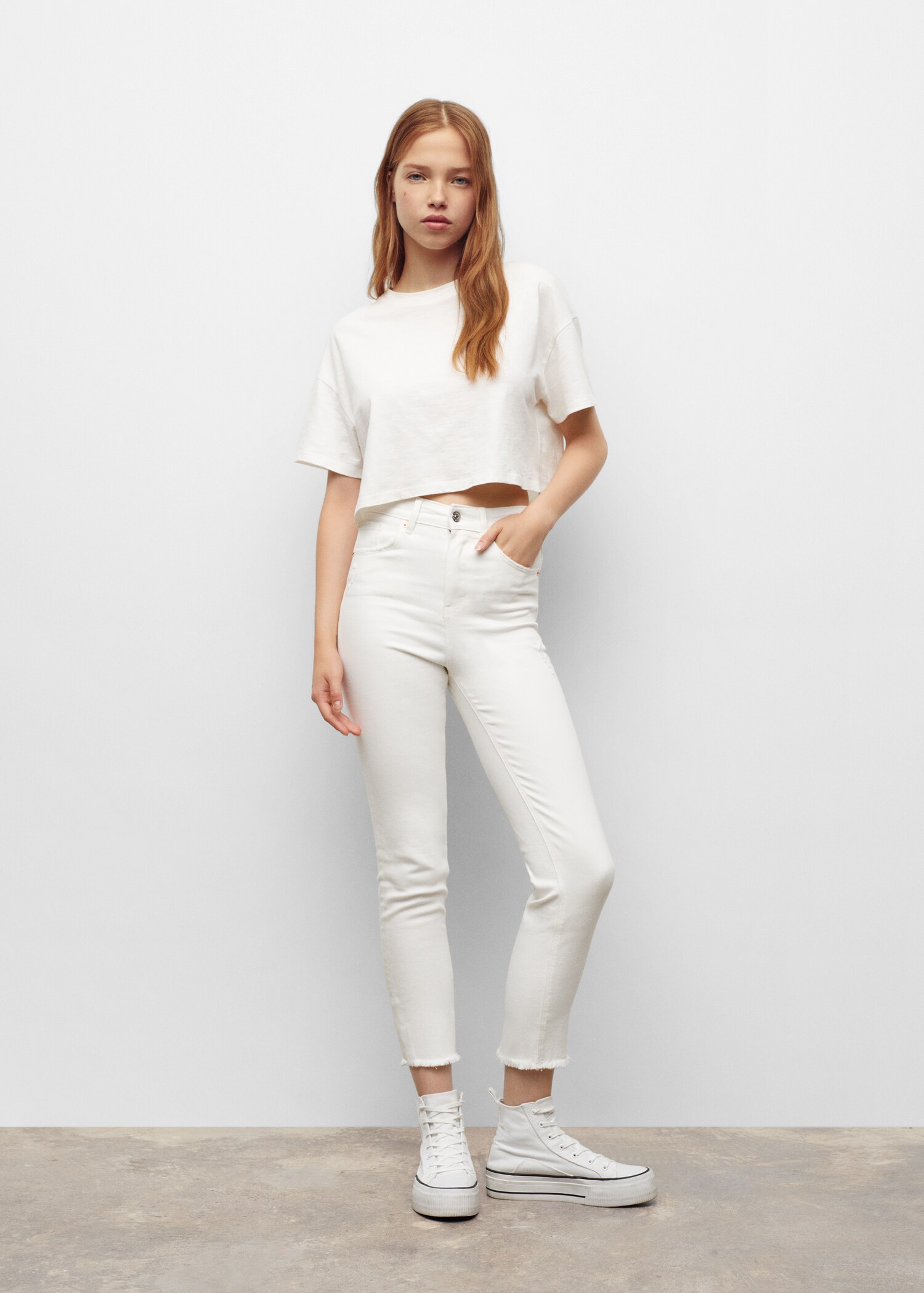 Slim fit traperice - Prikaz srednjeg dijela