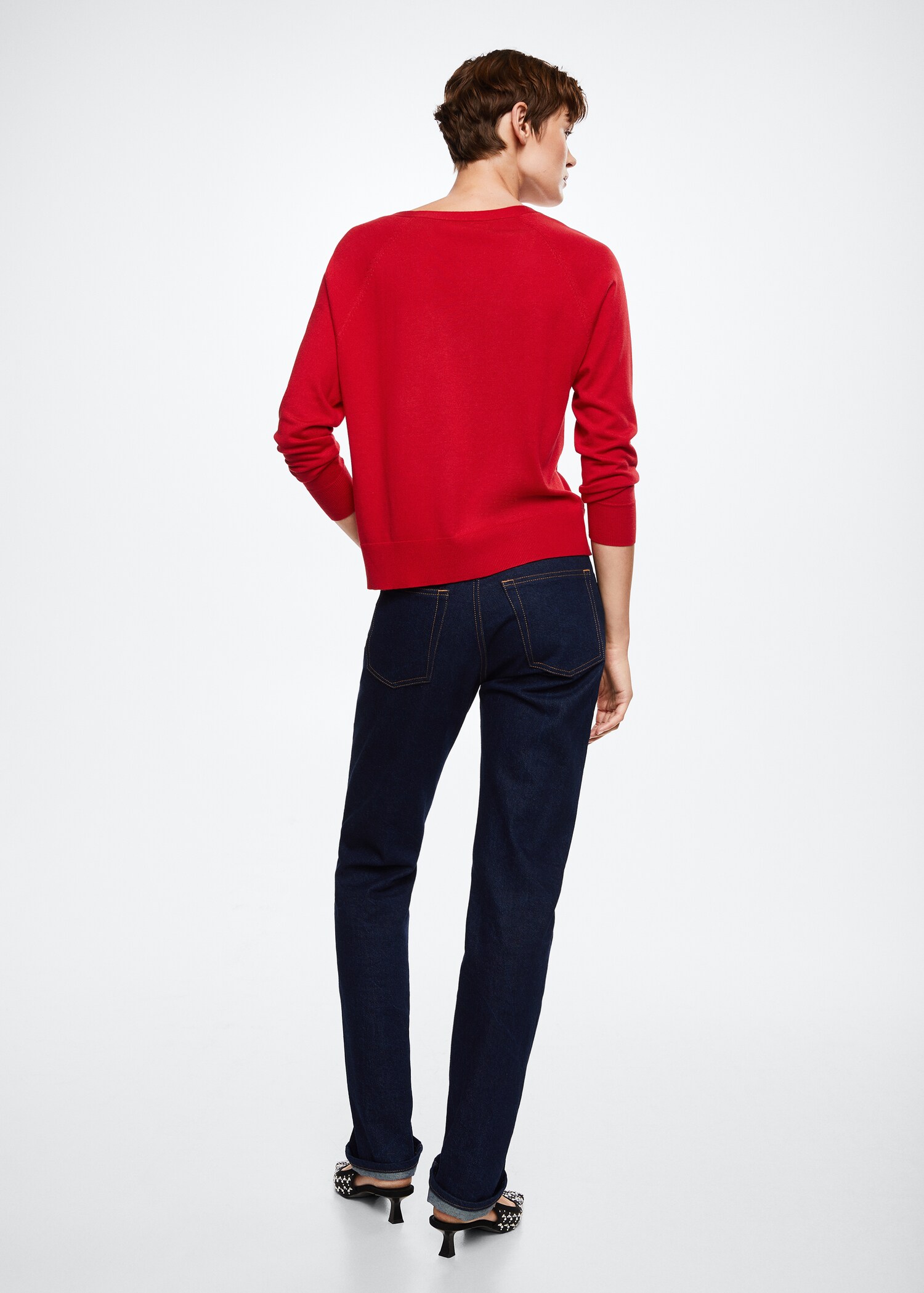 Fine-knit sweater - Reverse of the article