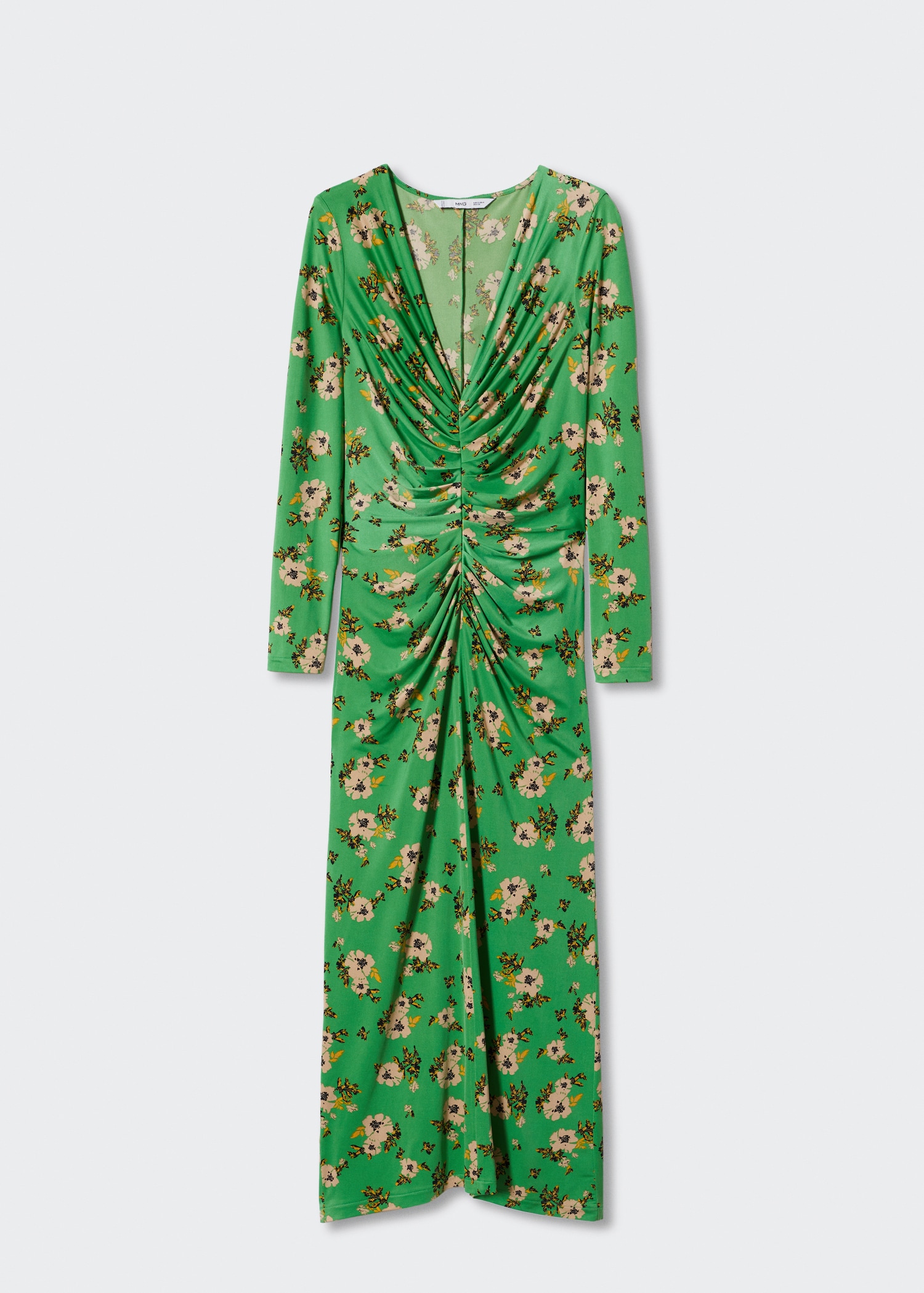 Ruched detail flower dress - Article without model