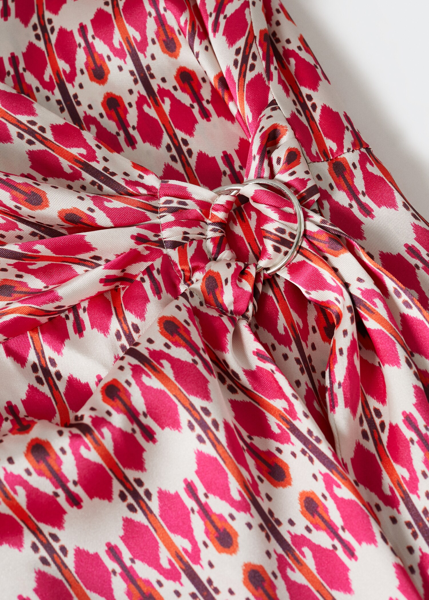 Vestido cruzado estampado - Detalle del artículo 8