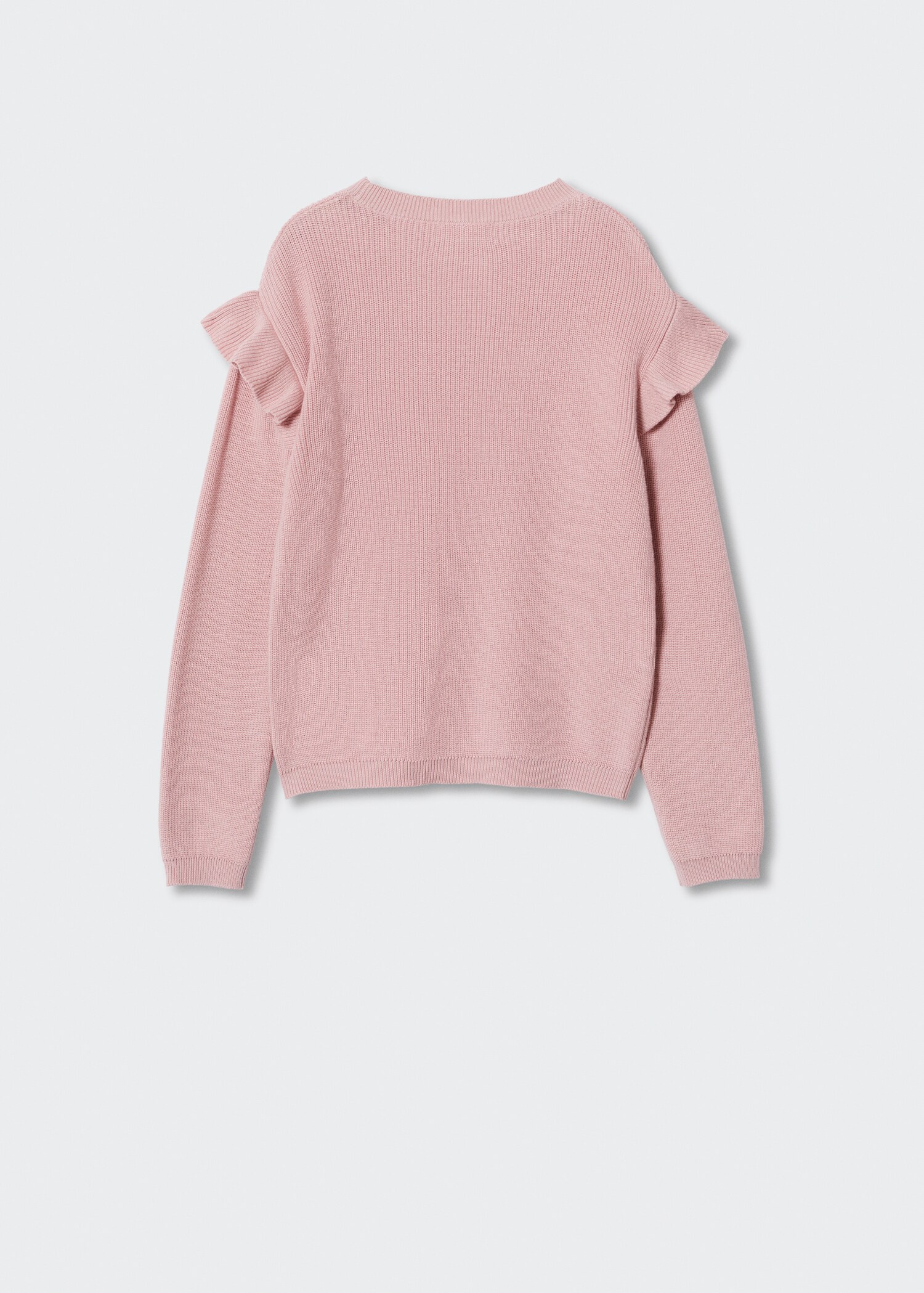 Ruffled cotton sweater - Reverse of the article