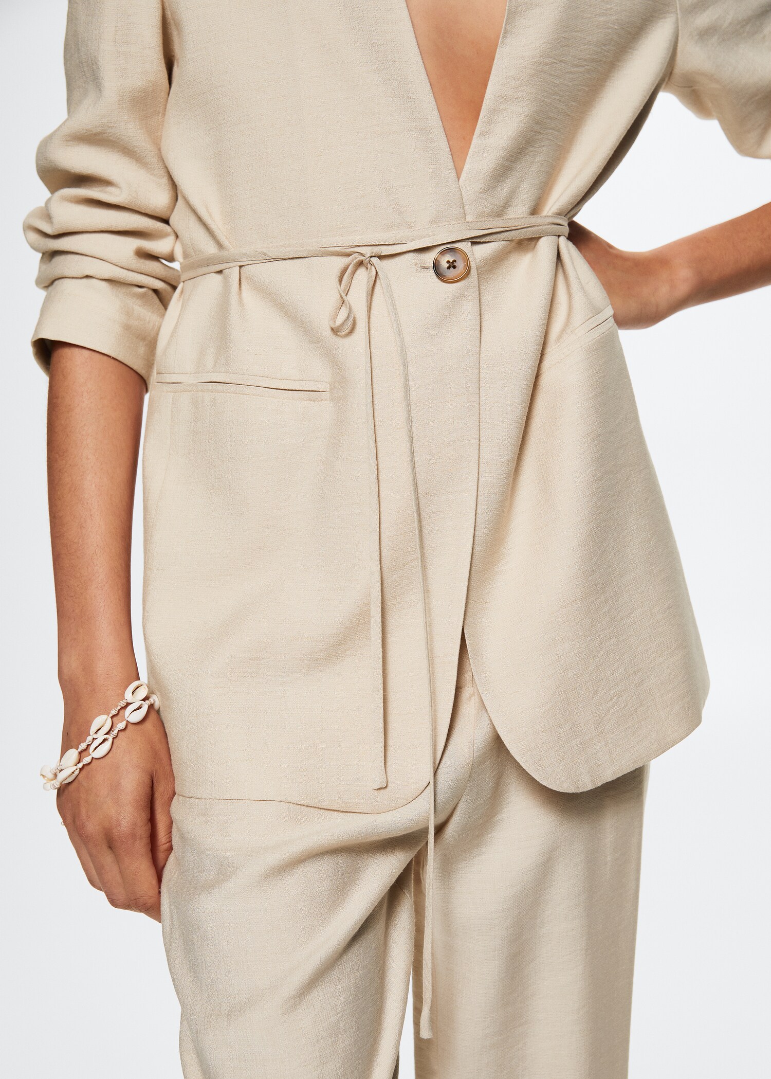 Belt suit blazer - Details of the article 2