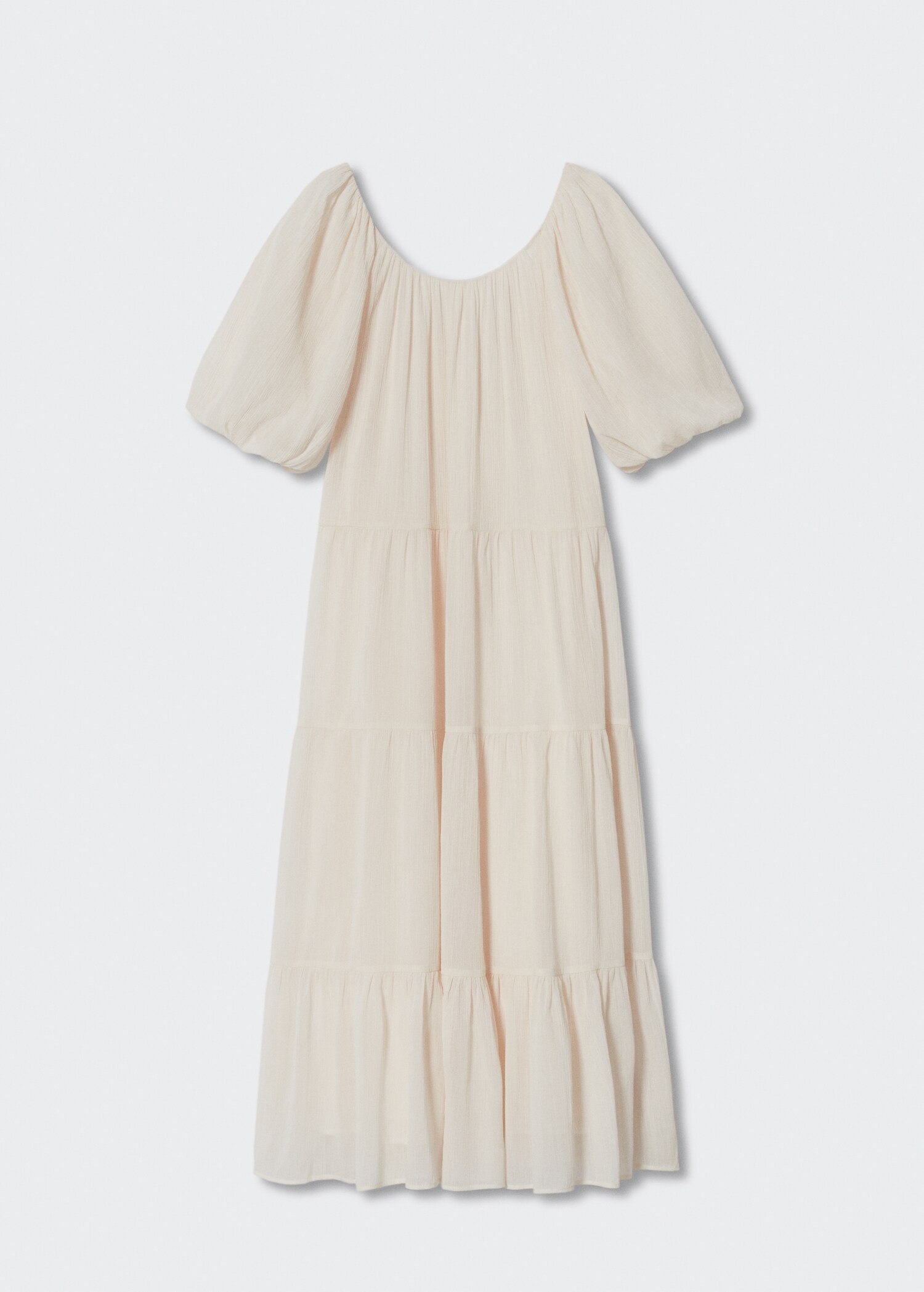 Robe longue à volants. - Article sans modèle