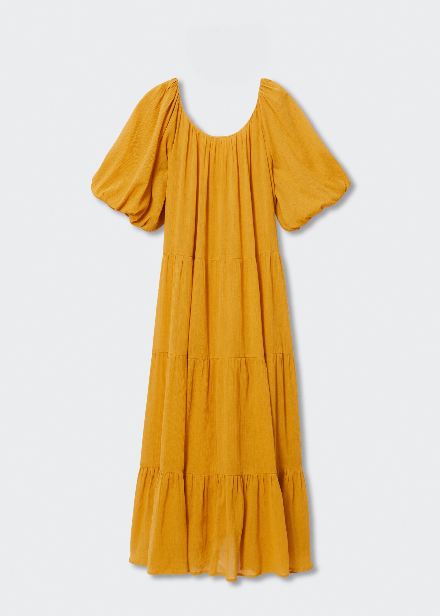 Robe longue à volants. - Article sans modèle