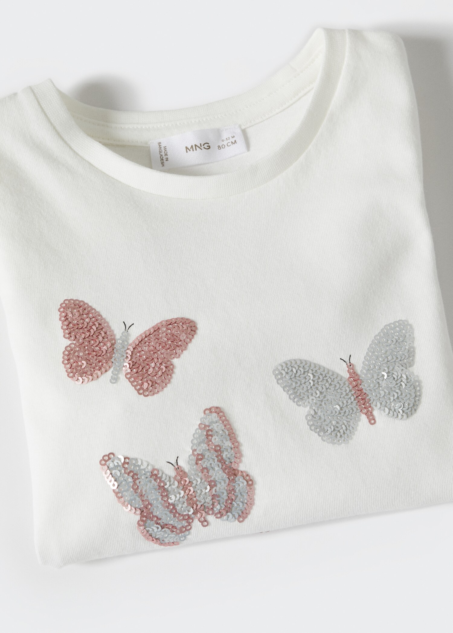 Long-sleeved t-shirt with sequins - Details of the article 8