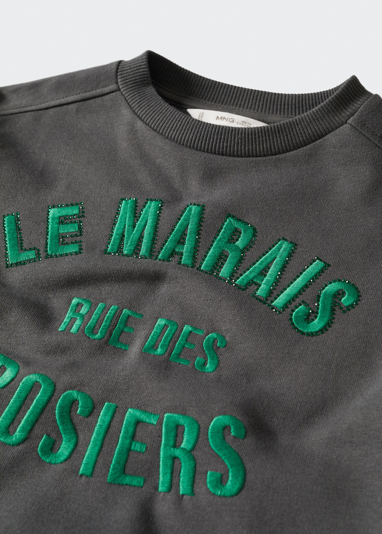 Sudadera mensaje bordado - Detalle del artículo 8