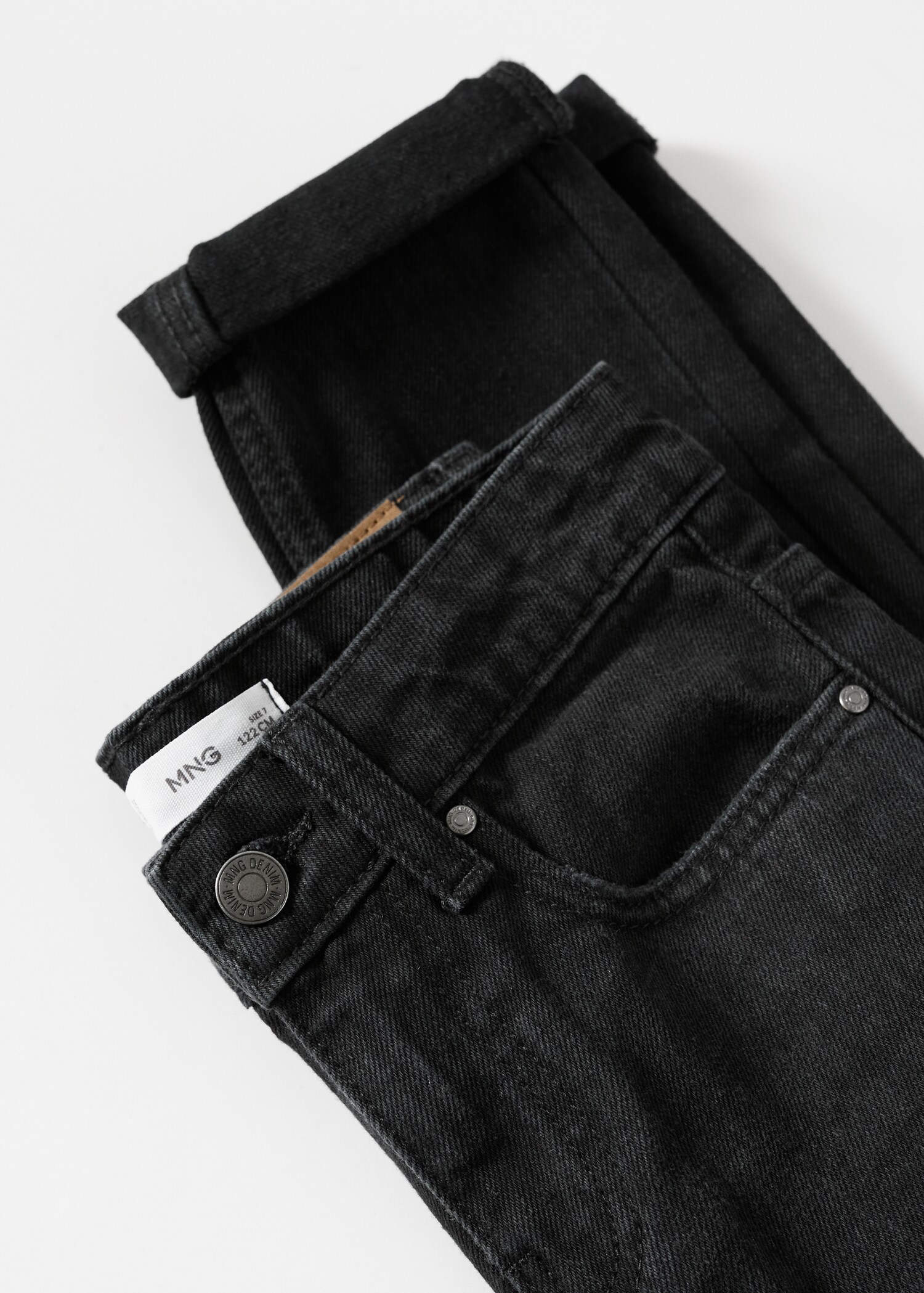 Decorative ripped regular jeans - Details of the article 8